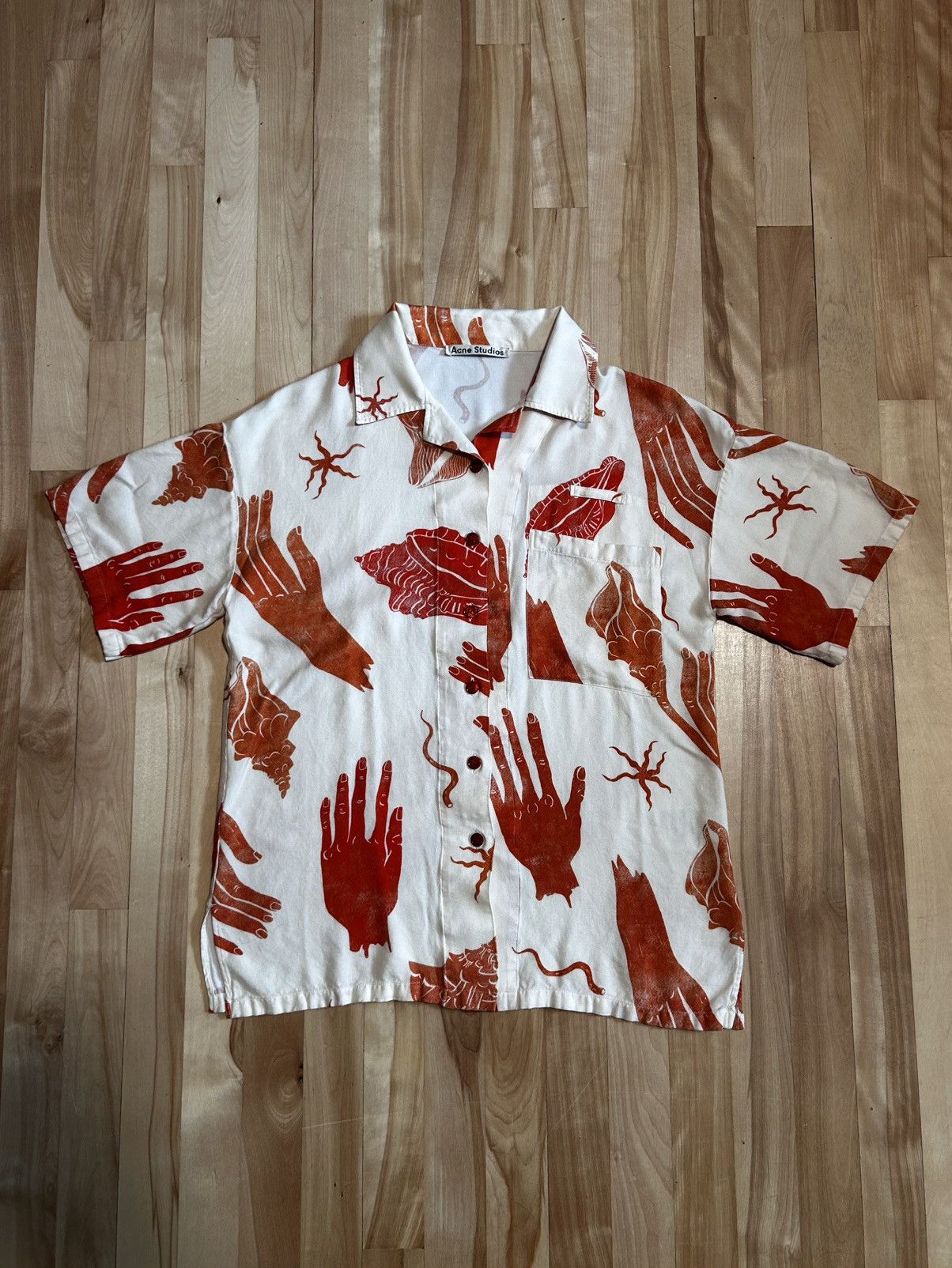Acne Studios Acne Studios Ss20 Camp Shirt unisex Size US S / EU 44-46 / 1 - 1 Thumbnail