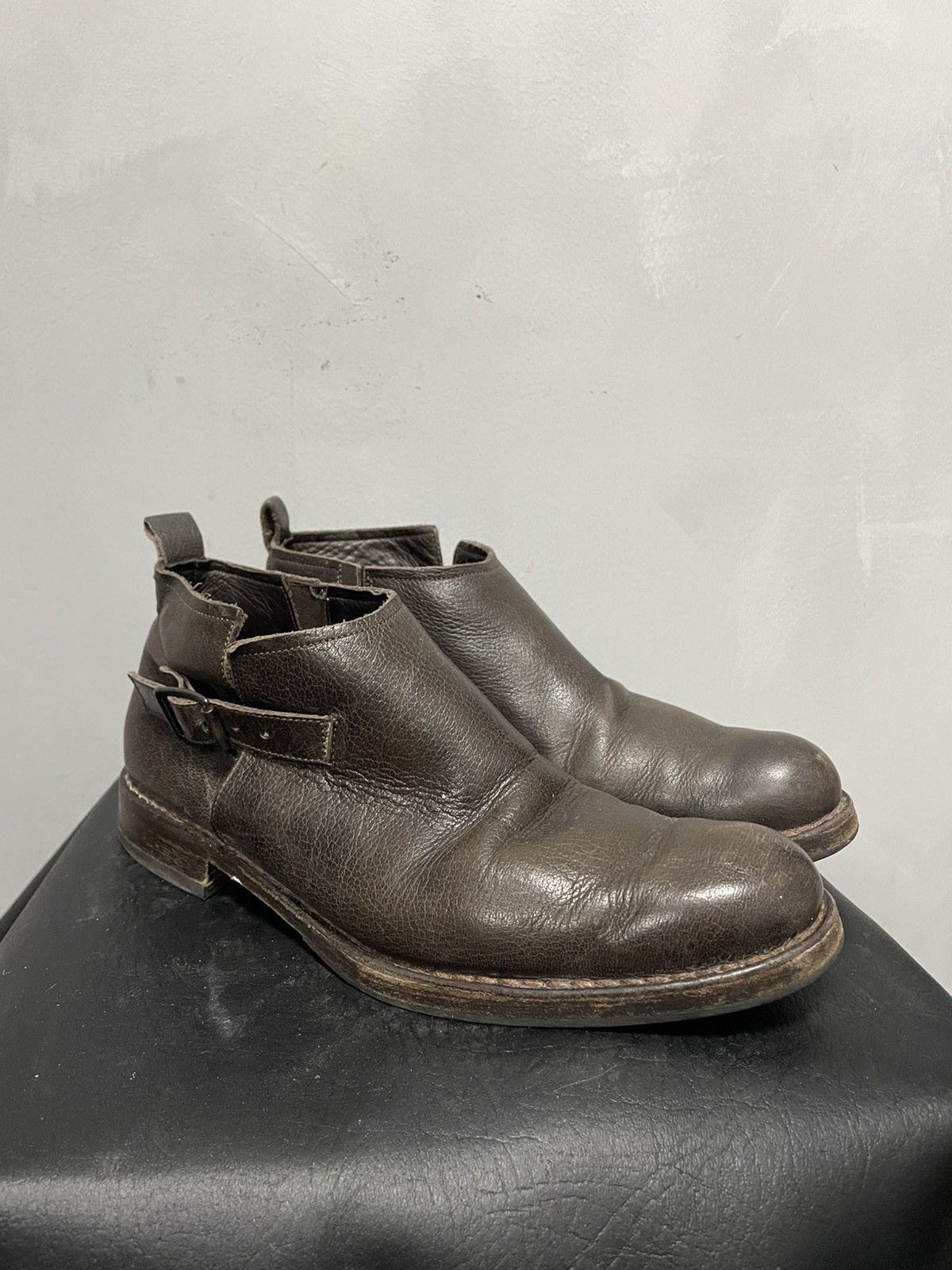 MoMA Moma avant garde leather platform boots guidi style 90s Size US 8 / EU 41 - 4 Thumbnail