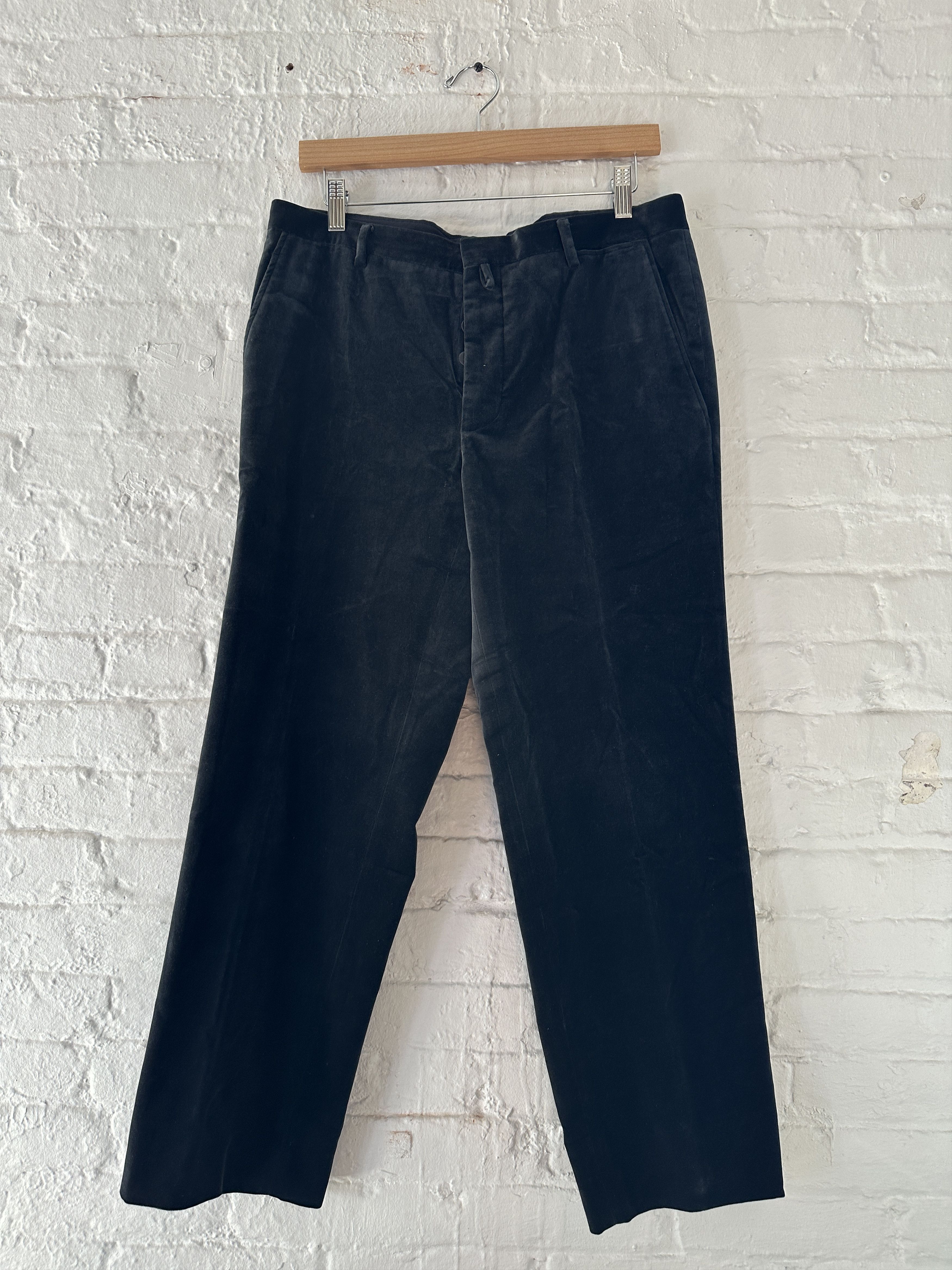 Jil Sander Jil Sander Velour Trousers Size US 34 / EU 50 - 1 Thumbnail