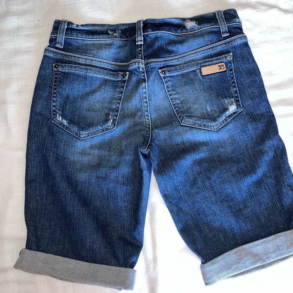 Joe's Joe's Jeans Distressed Bermuda Shorts! Size 27" / US 4 / IT 40 - 2 Thumbnail
