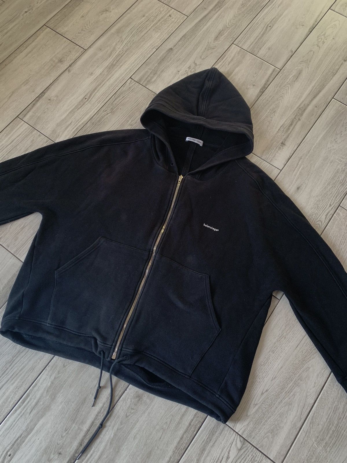 balenciaga avant grade zip hoodie archetype since prefall 16 - www