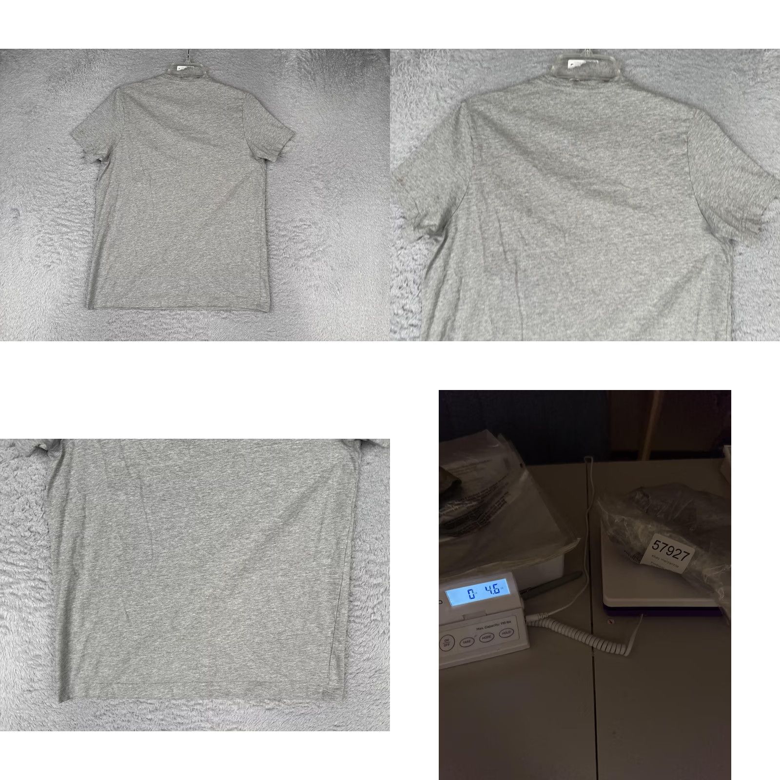 Tommy Hilfiger Tommy Hilfiger Shirt Mens Small Gray Crew Neck Short Sleeve Logo Tagless Jersey Size US S / EU 44-46 / 1 - 9 Thumbnail