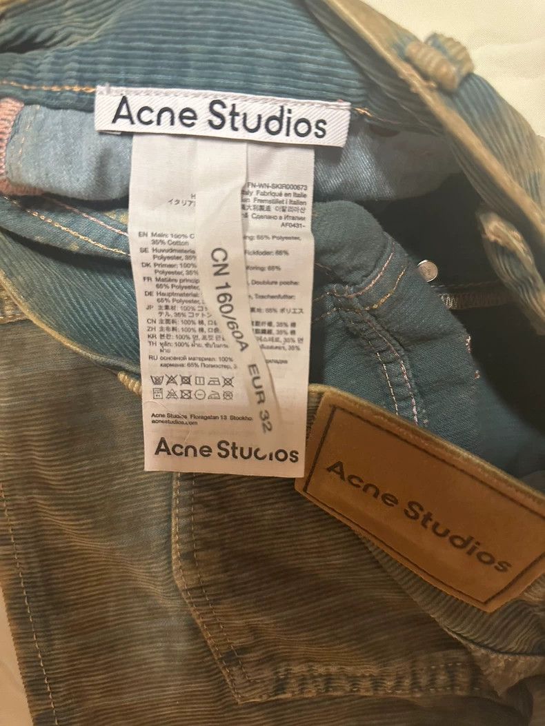 Other Acne Studios A weathered and faded low-waisted denim short Size 31" - 3 Thumbnail