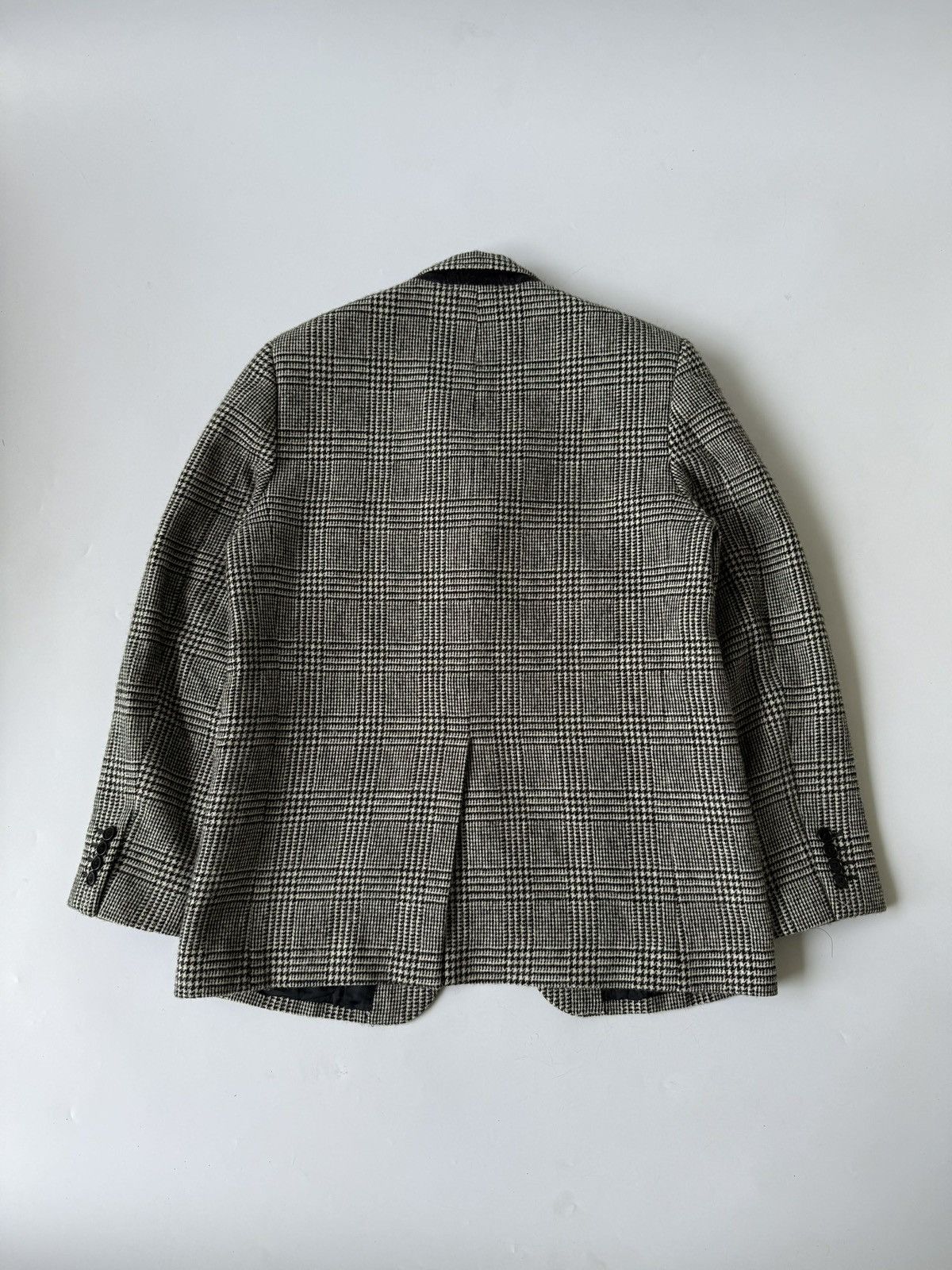 Celine Celine Hedi Slimane F/W20 Checkered Wool Blazer Size XXL / US 16-18 / IT 52-54 - 2 Thumbnail