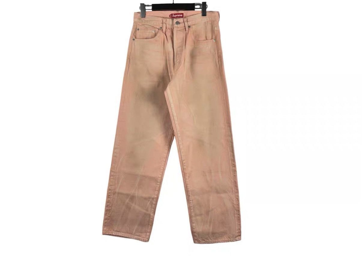 Supreme Orange Denim Pants Size 30 Size US 30 / EU 46 - 1 Thumbnail
