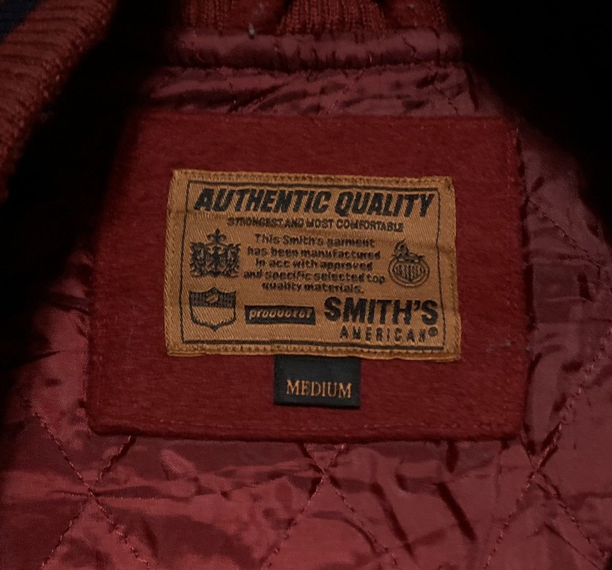 Smith's American Vintage 80s Smith’s American Wool Varsity Jacket Size US M / EU 48-50 / 2 - 6 Thumbnail