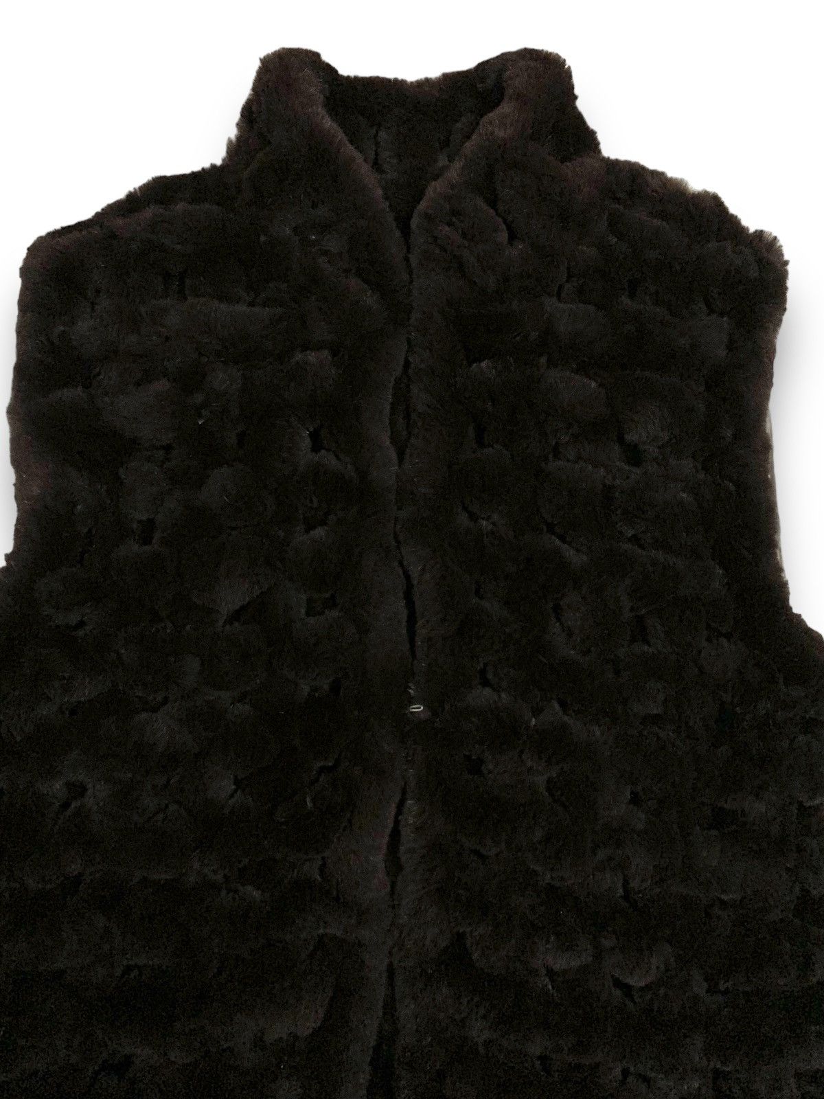 Le Grande Bleu (L.G.B.) Japanese Brand Dark Brown Fox Fur Vest like If Six Was Nine Size US S / EU 44-46 / 1 - 6 Thumbnail