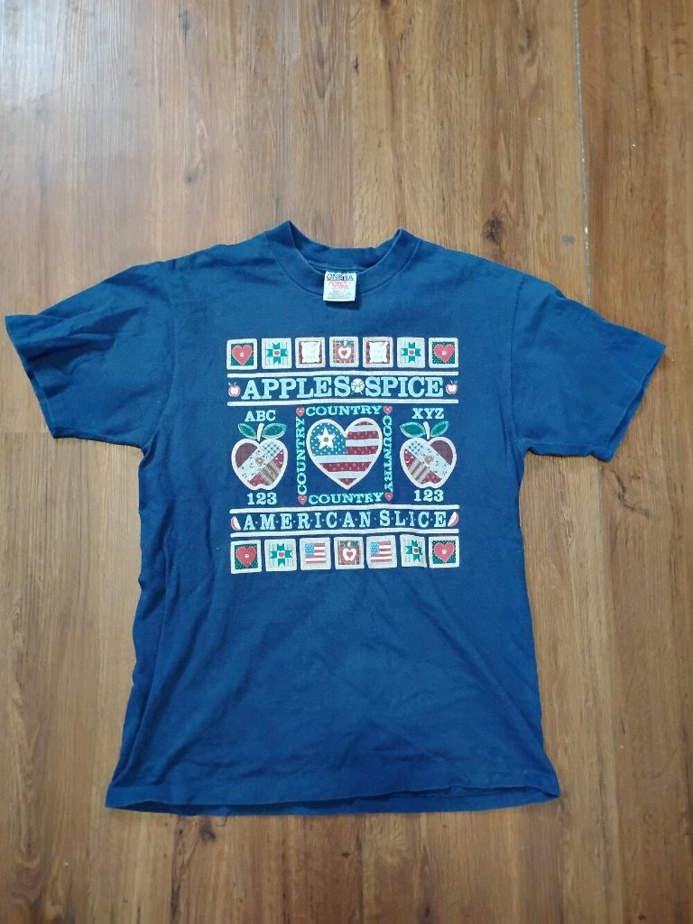 Other Vintage Cottage Core America Apple Spice Country T-Shirt Size US M / EU 48-50 / 2 - 2 Thumbnail