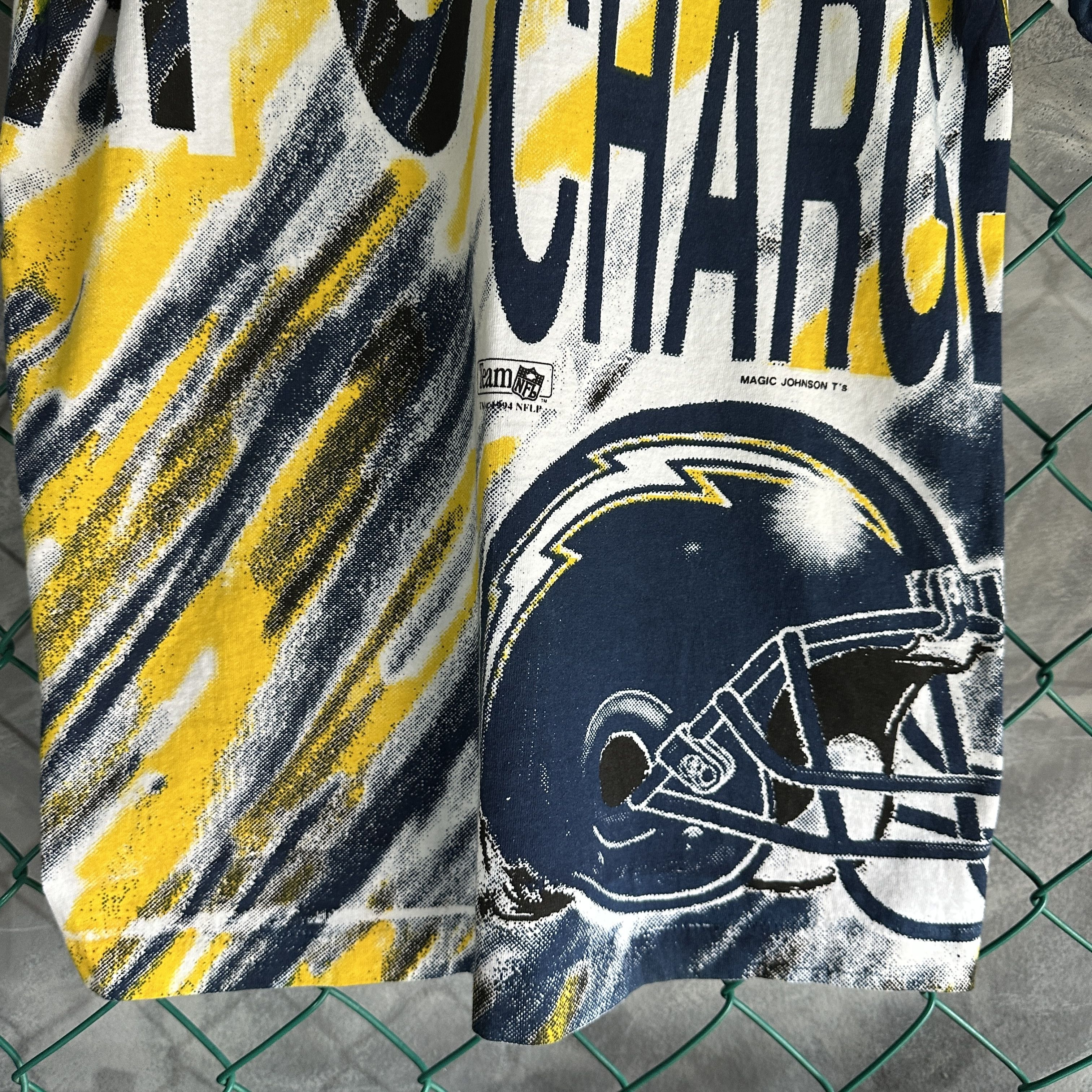 Other Vintage San Diego Chargers Magic Johnson AOP T-Shirt Mens M Size US M / EU 48-50 / 2 - 12 Thumbnail