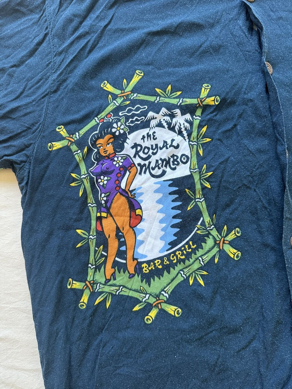 Mambo Mambo loud shirt vintage The royal Mambo hawaii style 90s Size US L / EU 52-54 / 3 - 3 Thumbnail