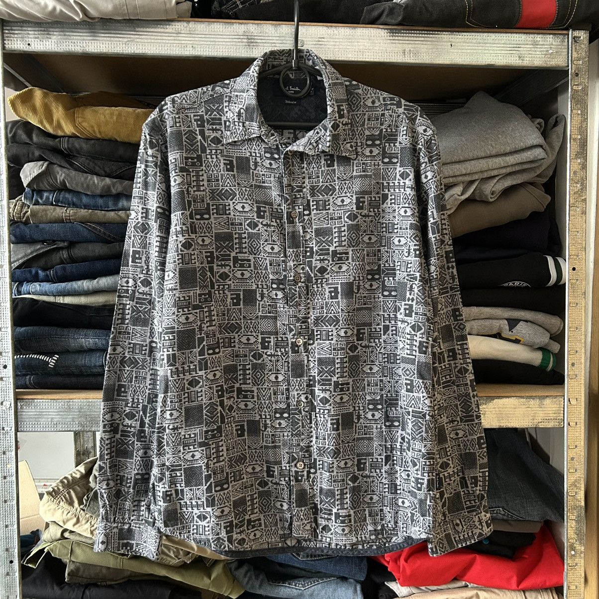Paul Smith Designer Paul Smith Graphic Streetwear button shirt Size US S / EU 44-46 / 1 - 1 Thumbnail