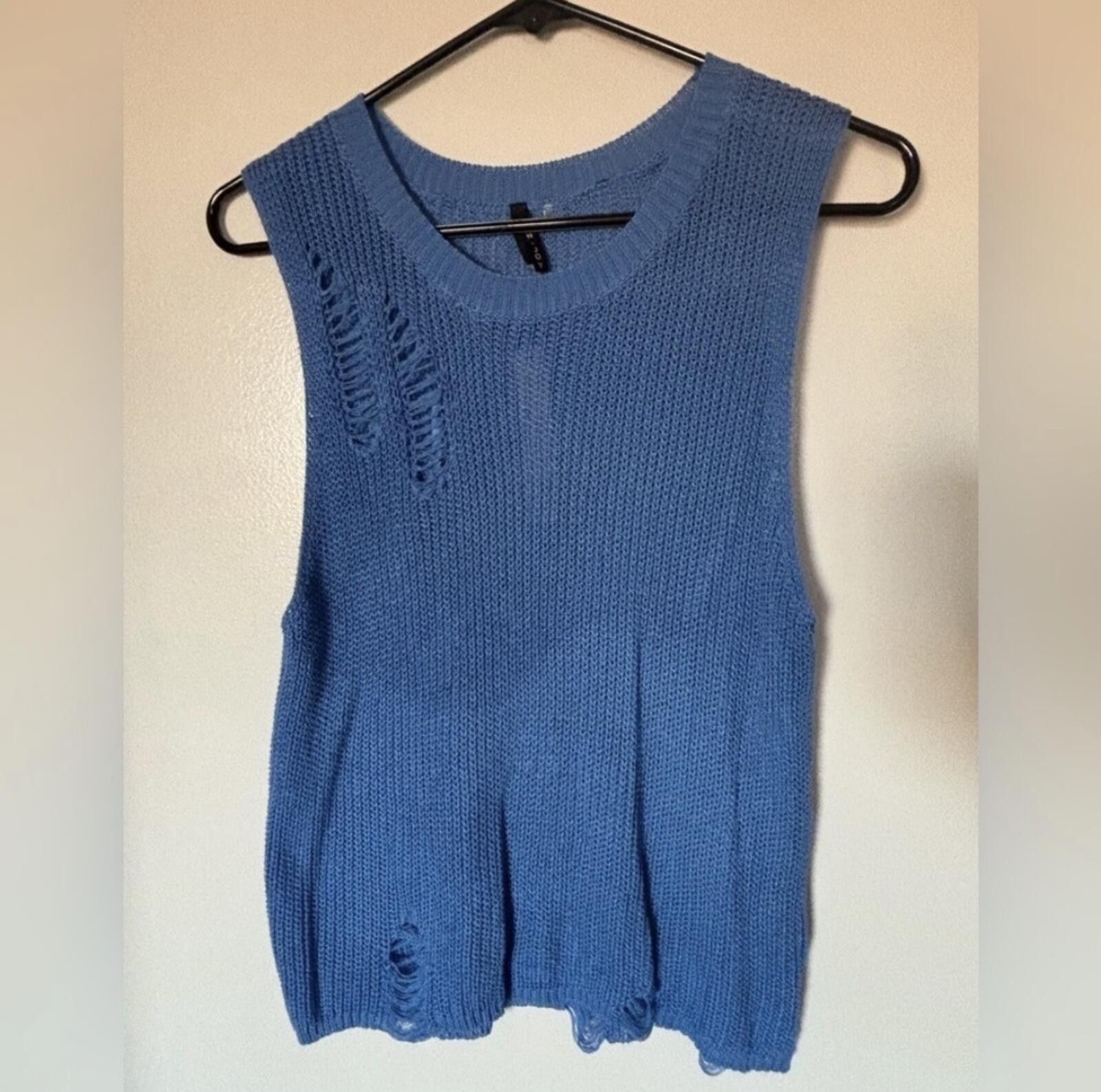 Other San Joy distressed knit sweater Size S / US 4 / IT 40 - 1 Thumbnail