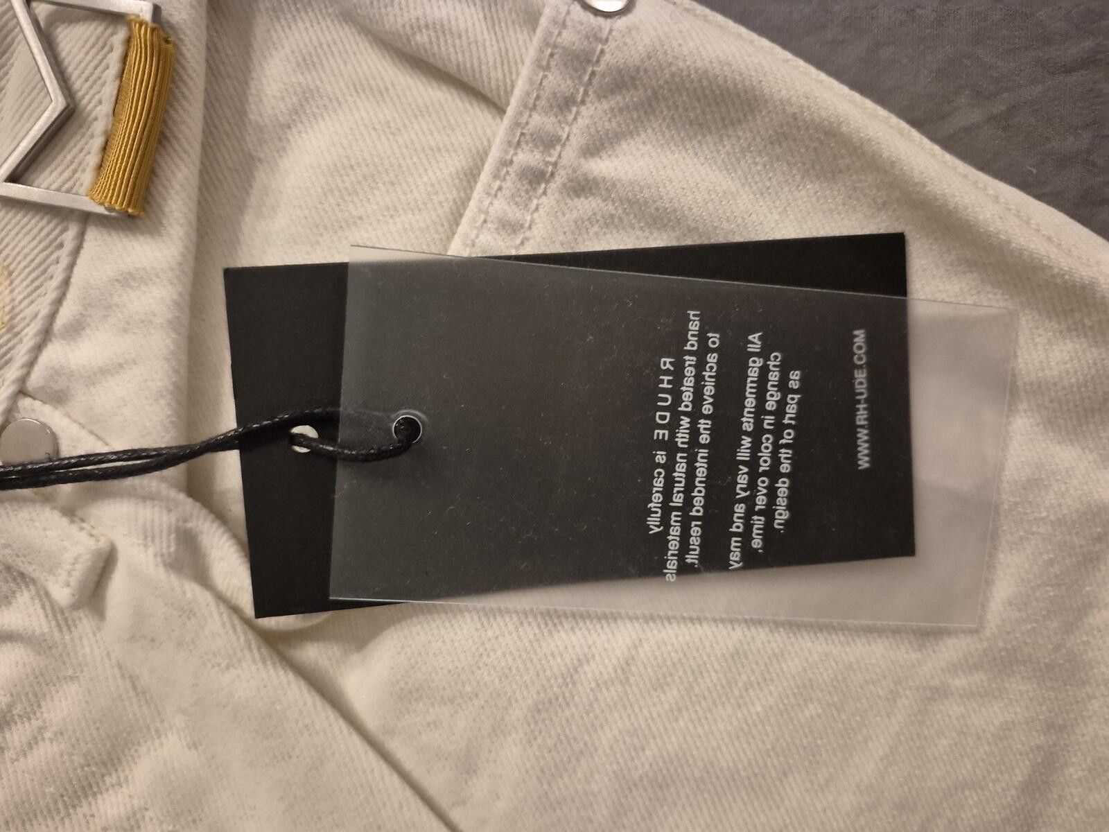 Rhude Rhude White Distressed Classic Denim Jeans Size 29 Size US 29 - 5 Thumbnail