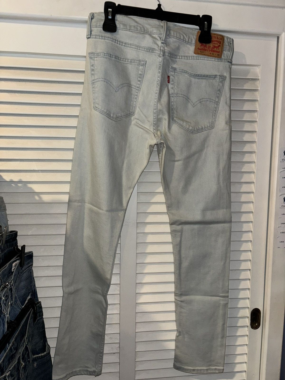 Levi's Levi’s 510 Denim Jeans Washed Light Blue 31 X 30 Size US 31 - 2 Thumbnail