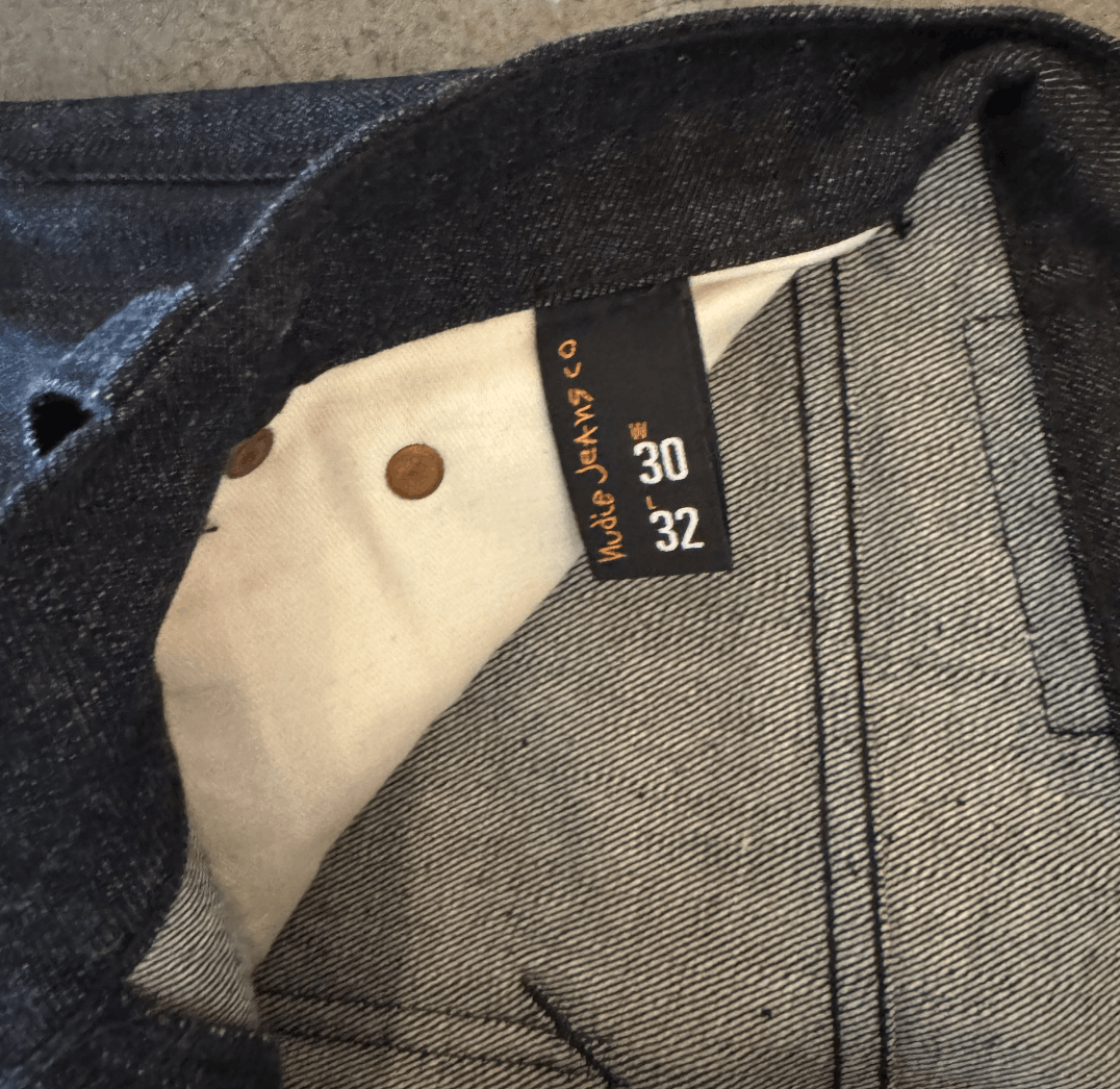 Nudie Jeans Lean Dean Dry Deep Dark Comfort 30/32 Size US 30 / EU 46 - 2 Thumbnail