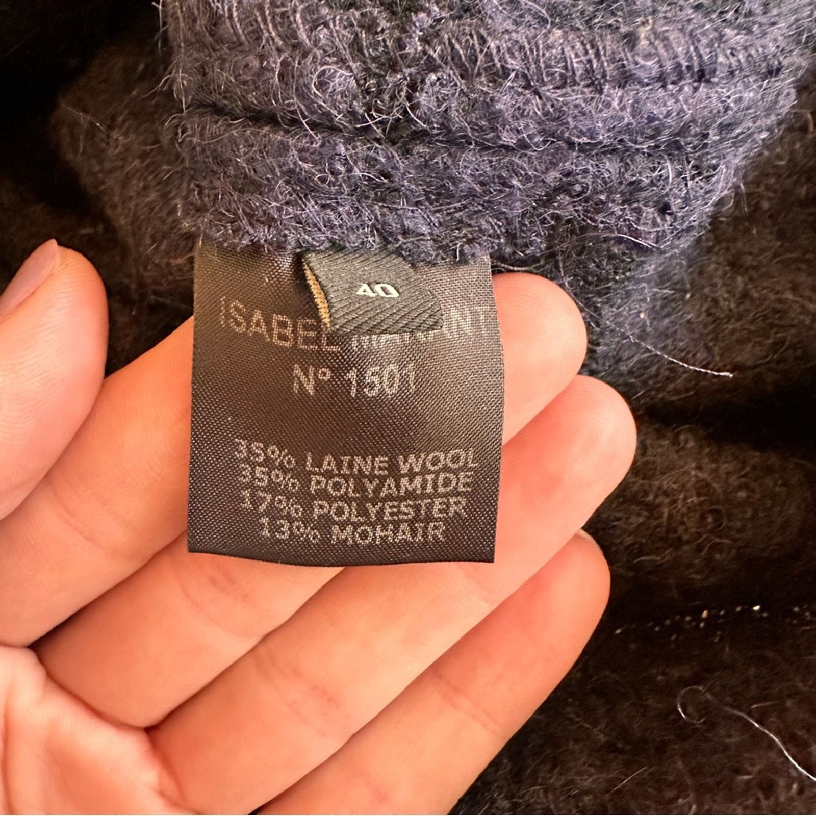Isabel Marant Isabel Marant Pullover Sweater – Blue – Size 8 / FR 40 – EUC Size M / US 6-8 / IT 42-44 - 7 Thumbnail