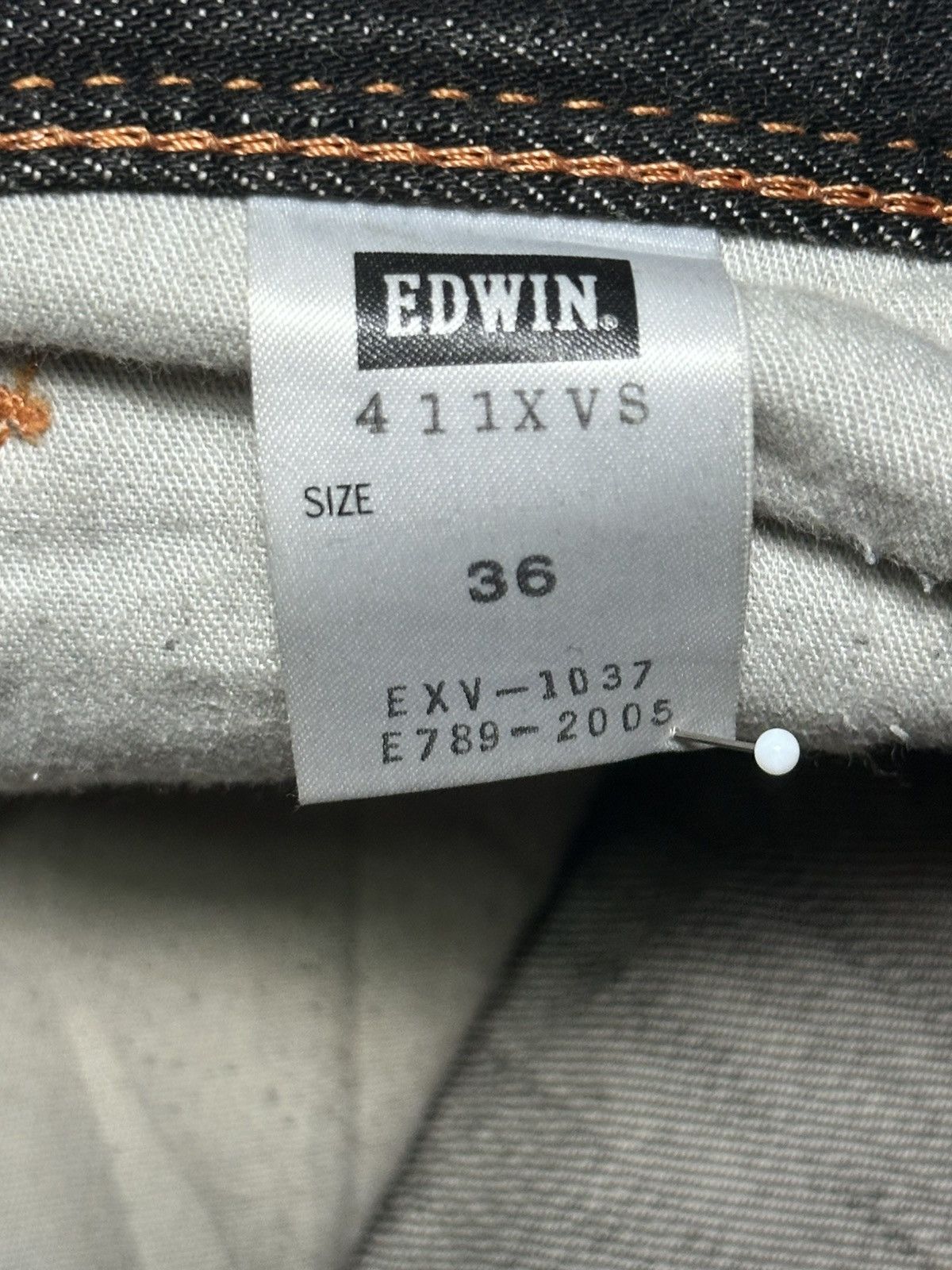 Edwin Edwin Exclusive Vintage Straight Leg Buckleback With Faded Size US 39 - 20 Thumbnail
