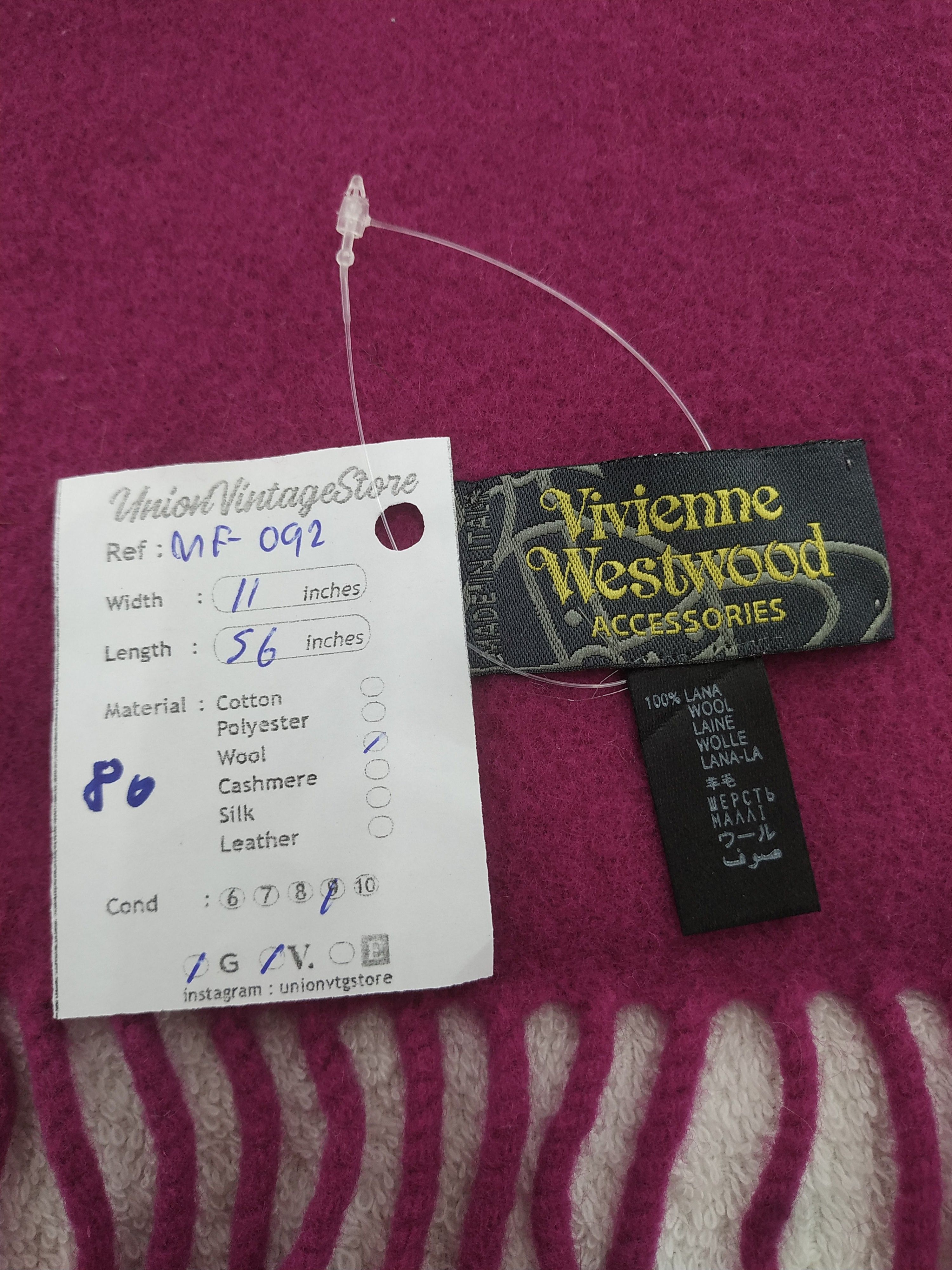 Vivienne Westwood Vintage Vivienne Westwood Wool Scarf/Muffler/Neckwear MF092 Size ONE SIZE - 6 Thumbnail