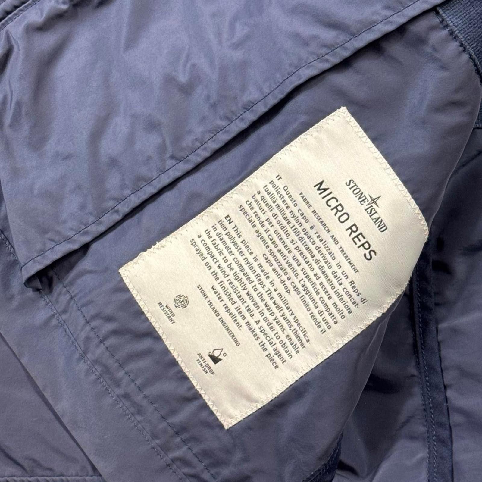 Stone Island Stone Island Micro Reps Field Jacket Blue Medium Size US M / EU 48-50 / 2 - 6 Thumbnail