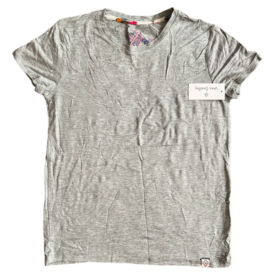 Vera Bradley VERA BRADLEY Gray Heather Cadence Essential Tee w/ Tags, S Size S / US 4 / IT 40 - 3 Thumbnail