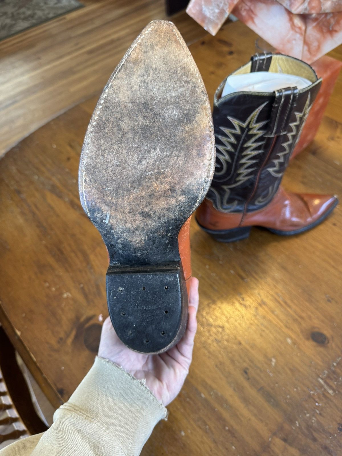 Vintage Vintage Cowboy Boots Sz 10 Size US 10 / EU 43 - 7 Thumbnail