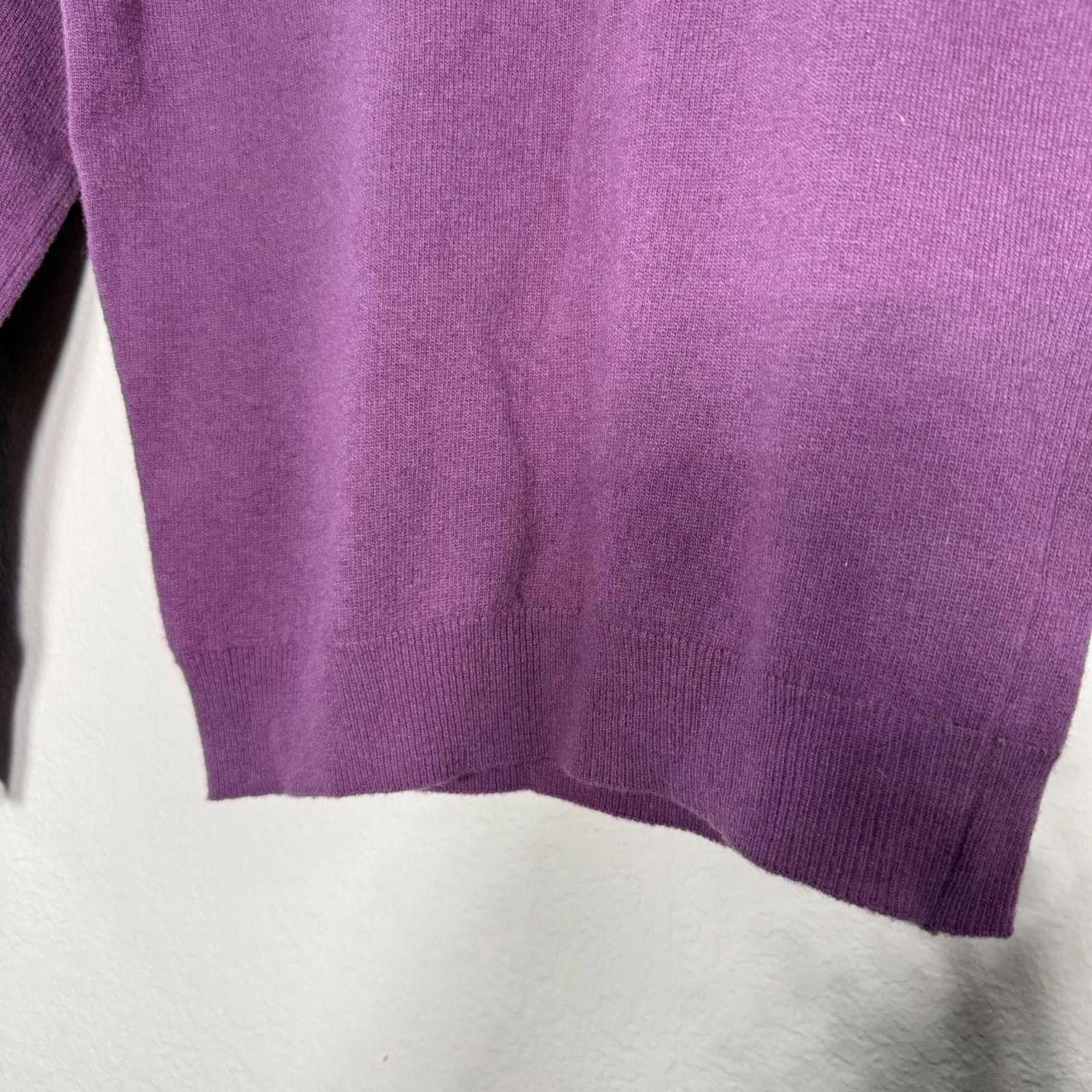 Other Moffat Sweater Women's Purple Pure New Wool Size M / US 6-8 / IT 42-44 - 3 Thumbnail