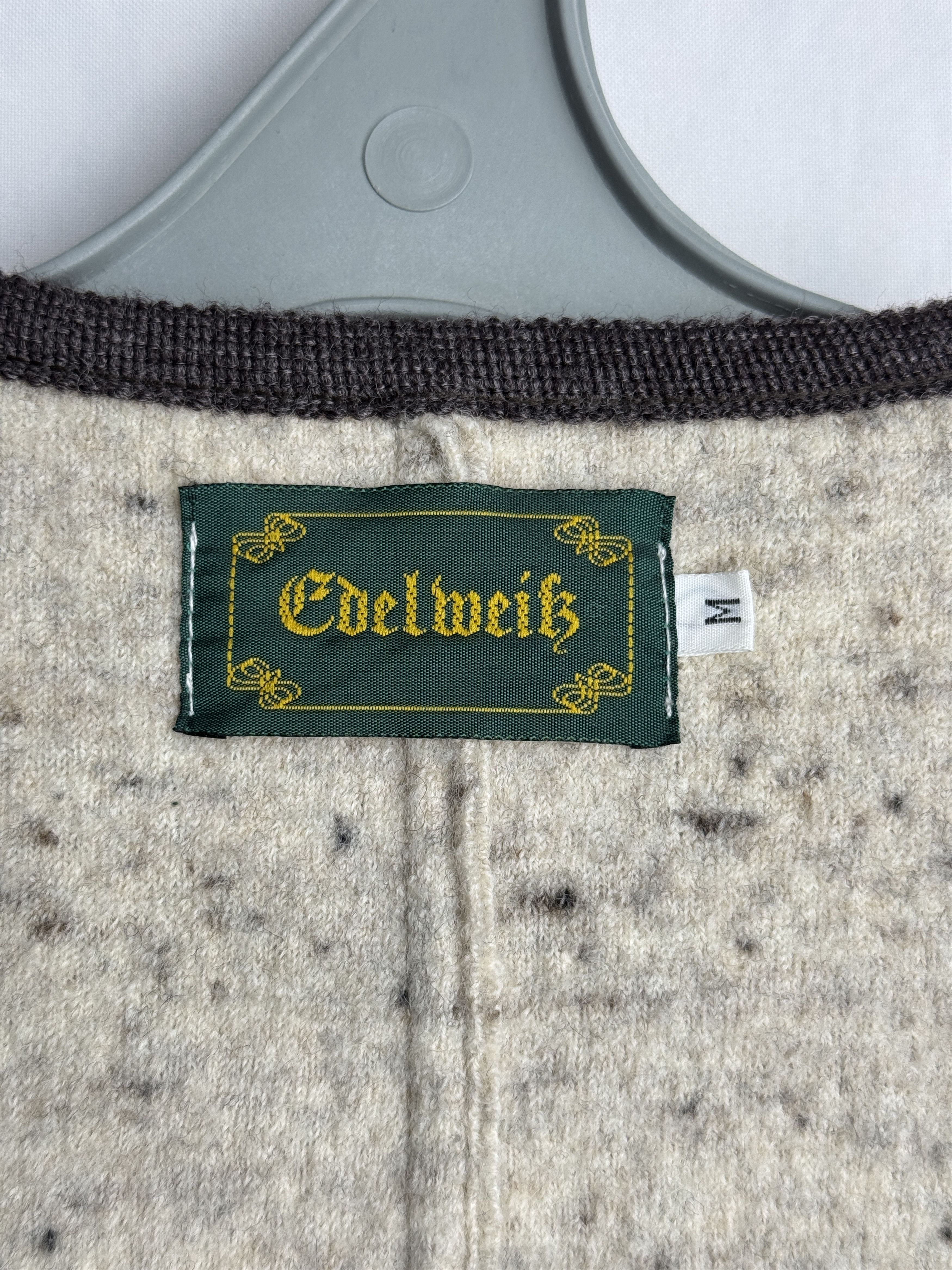Other × Vintage EDELWEIß men’s boiled wool cardigan, made in Italy Size US M / EU 48-50 / 2 - 6 Thumbnail