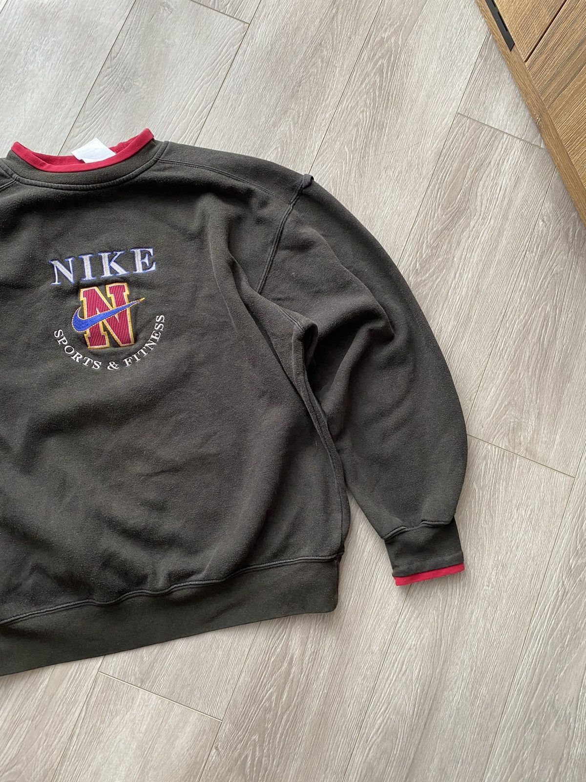 Nike × Vintage Vintage 1990s Nike The Sport Fitness Streetwear Sweatshirt Size US M / EU 48-50 / 2 - 4 Thumbnail