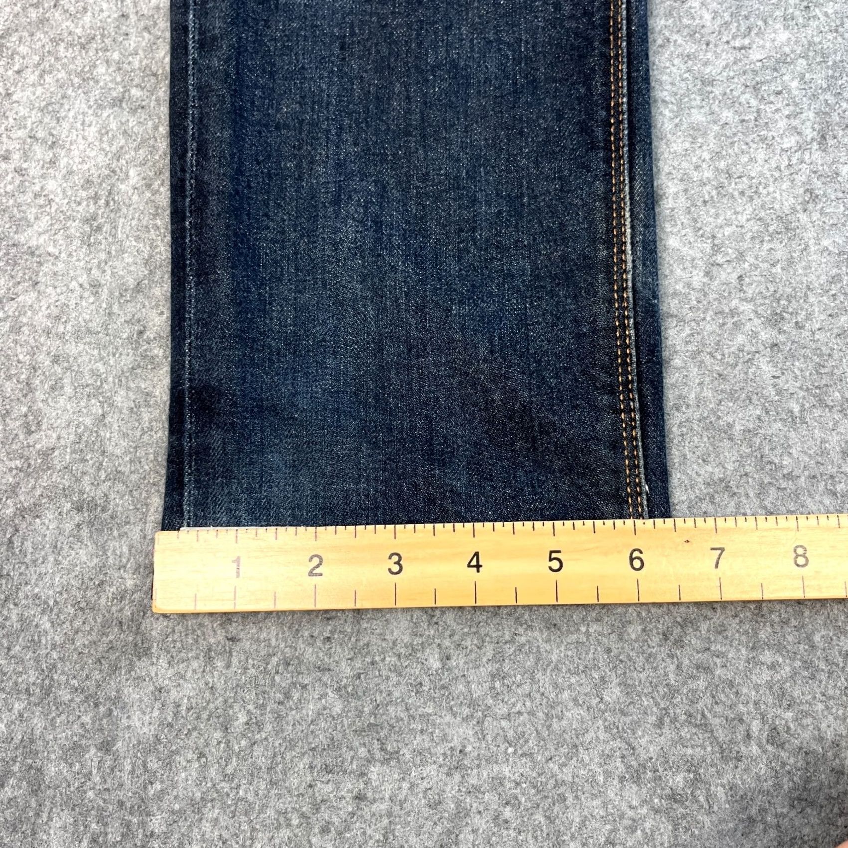 Hugo Boss HUGO BOSS Jeans Maine 3 32x32 Dark Wash Blue Tapered Slim 5-Pocket Denim Cotton Elastan Men Size US 32 / EU 48 - 3 Thumbnail