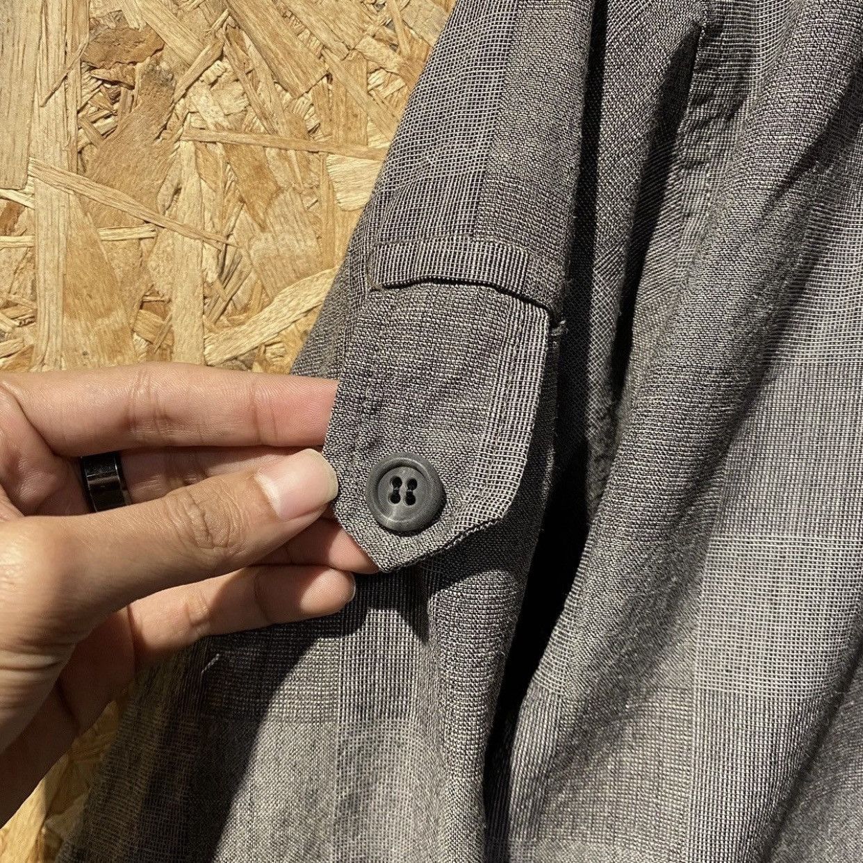 Pierre Balmain × Vintage Pierre Balmain Checked Basic Logo Jacket - Harrington Style Size US M / EU 48-50 / 2 - 9 Thumbnail