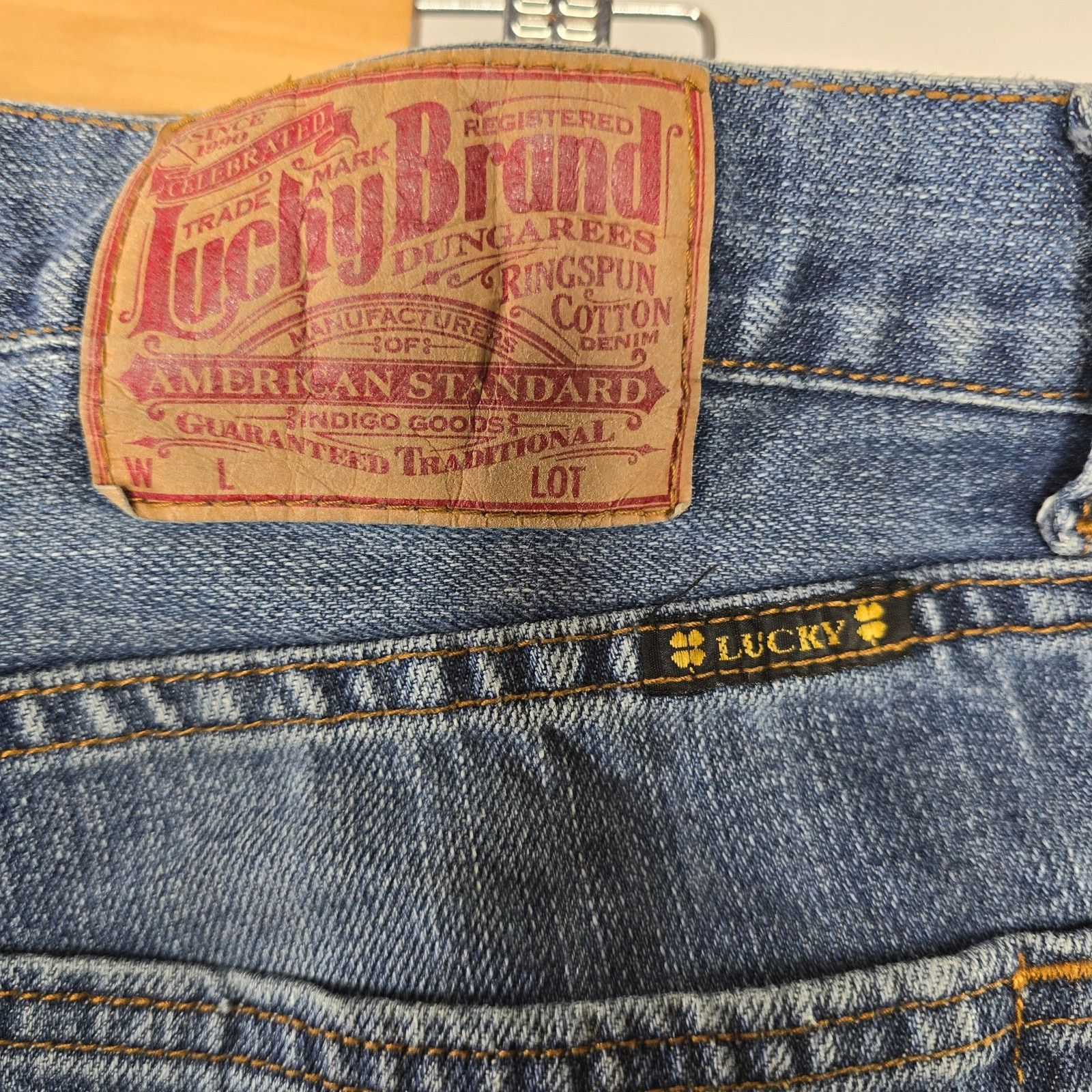 Lucky Brand Lucky Brand Short Inseam Blue Denim Jeans Size 36 W / L 29 Size US 36 / EU 52 - 8 Thumbnail