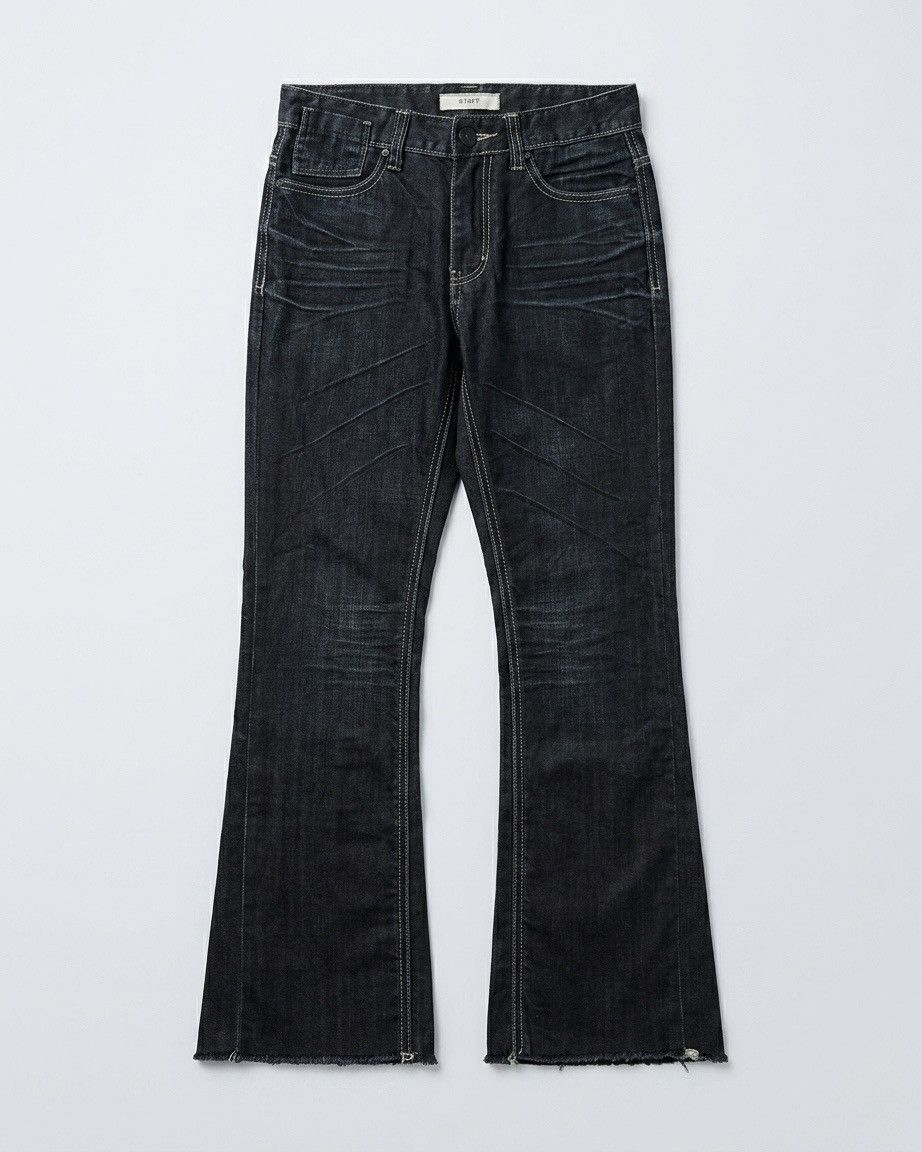 Japanese Brand Staff lace up flare jeans Size US 28 / EU 44 - 1 Thumbnail