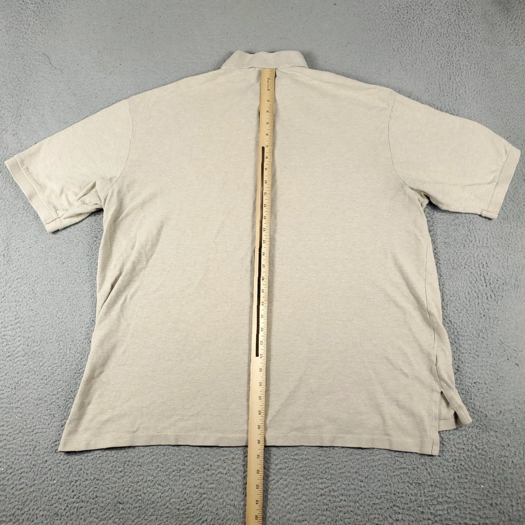 Ralph Lauren Ralph Lauren Polo Shirt Mens 2XLT Beige Pony Casual Short Sleeve Shirt Polo 2XLT Beige Men’s Classic Preppy American Polo Shirt Mens Size US XXL / EU 58 / 5 - 4 Thumbnail
