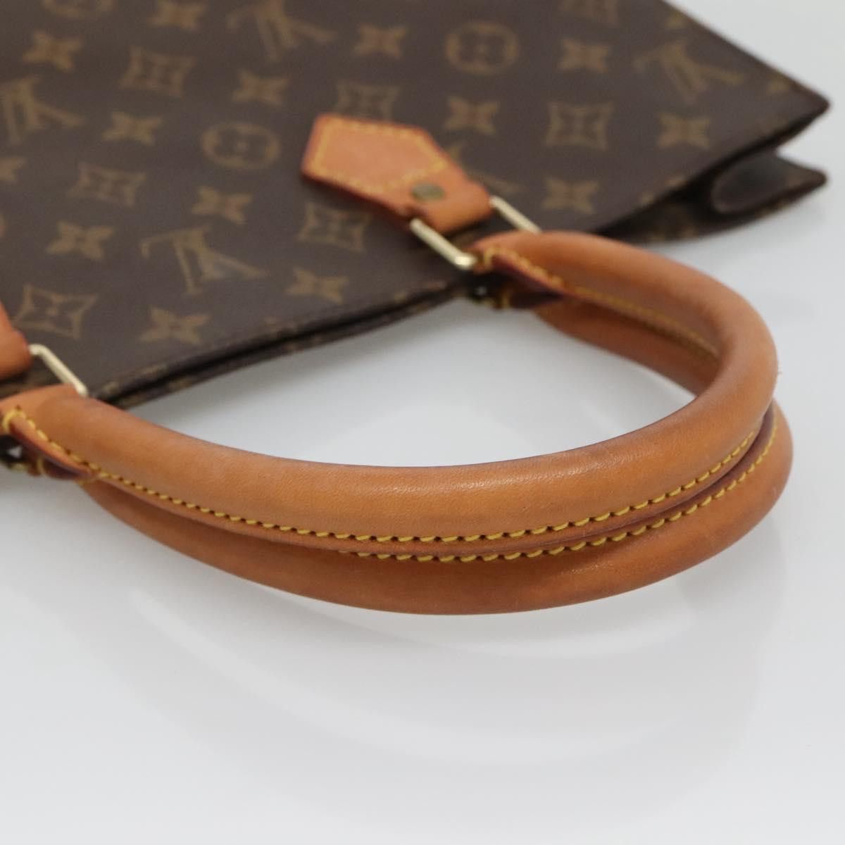 Louis Vuitton LOUIS VUITTON Monogram Sac Plat Hand Bag M51140 Size ONE SIZE - 7 Thumbnail