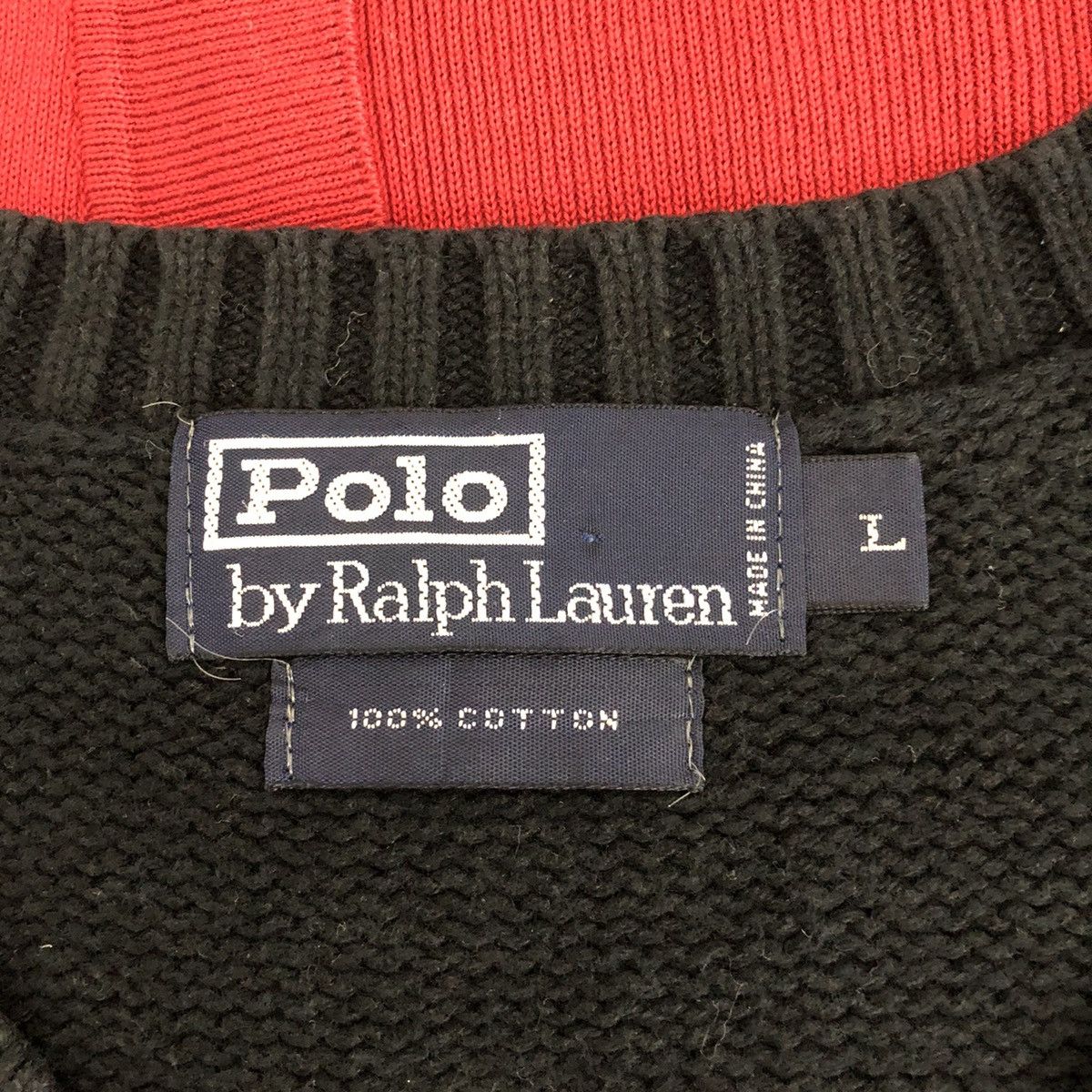 Polo Ralph Lauren POLO RALPH LAUREN Red Pony Sleeveless Knit Sweater Size US L / EU 52-54 / 3 - 6 Thumbnail