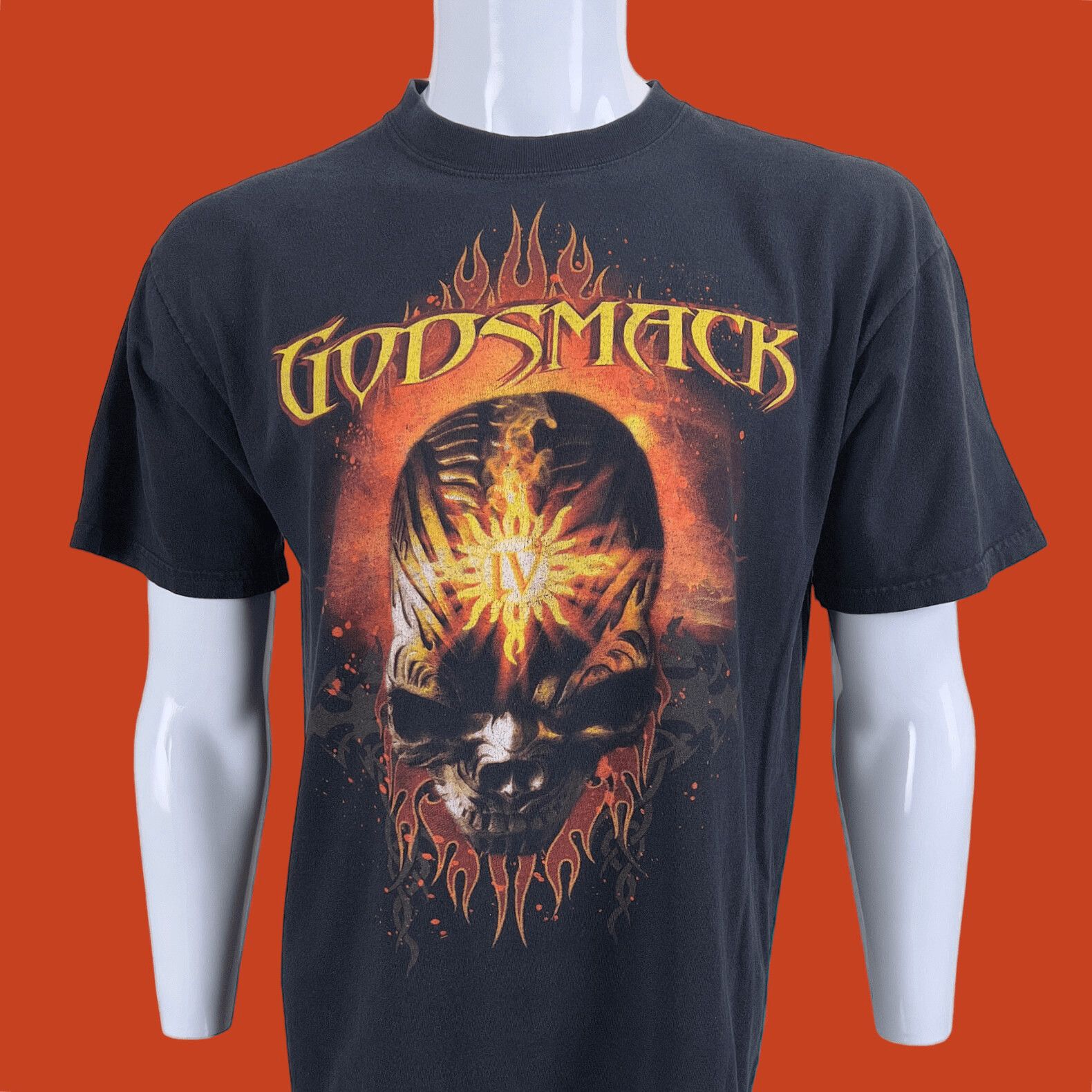 Anvil Y2K Godsmack IV Album T-shirt Hard Rock 21.5" x 27" Size M Size US M / EU 48-50 / 2 - 1 Preview