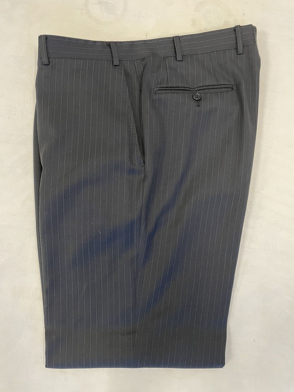 Canali Striped Wool Suit Size 42L - 12 Thumbnail