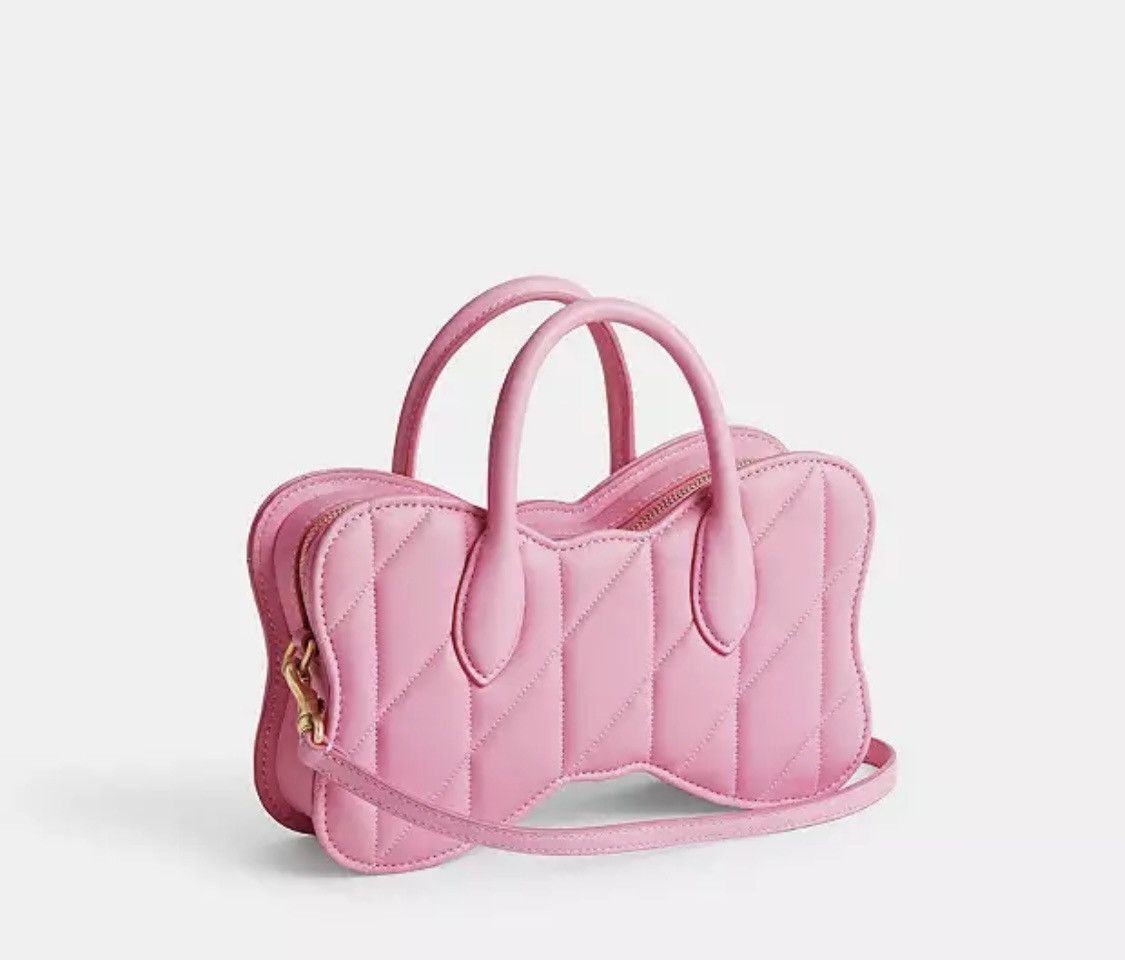 Coach Coach Bow Bag With Quilting cu860 pink Size ONE SIZE - 10 Thumbnail