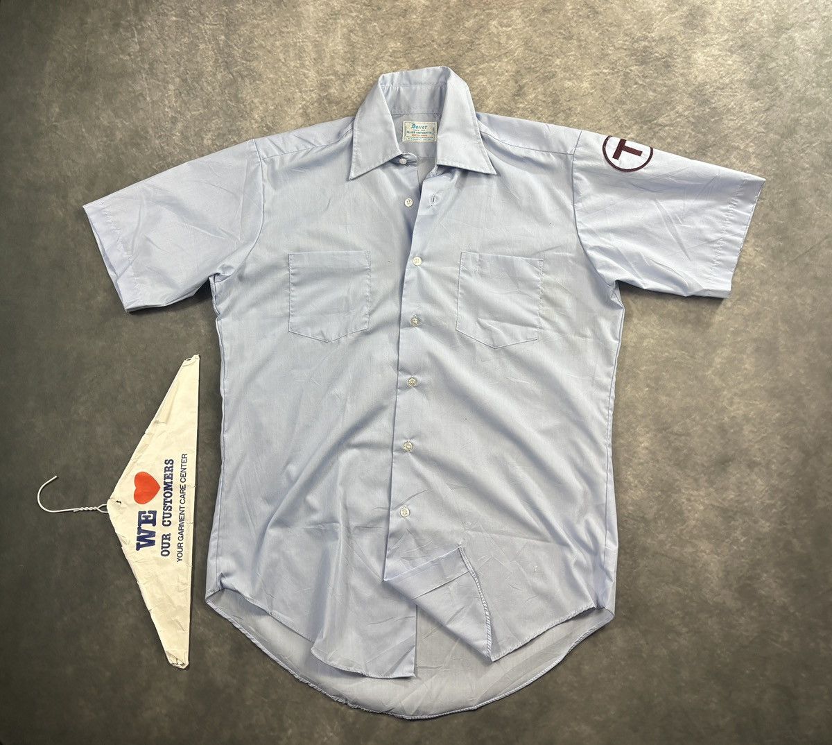 Vintage 1980s Vintage Work Shirt Security Uniform Shortsleeve Summer Size US S / EU 44-46 / 1 - 13 Thumbnail