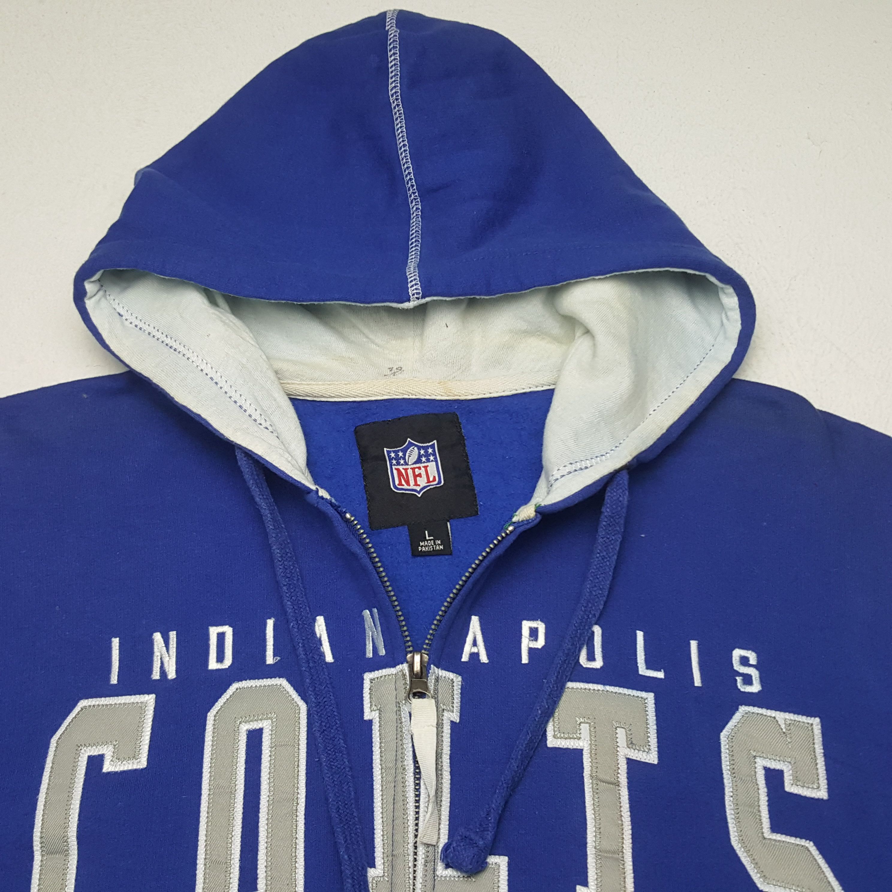 NFL × Vintage Vintage NFL Indian Afolis Colis Sweatshirt Hoodie Size US L / EU 52-54 / 3 - 4 Thumbnail