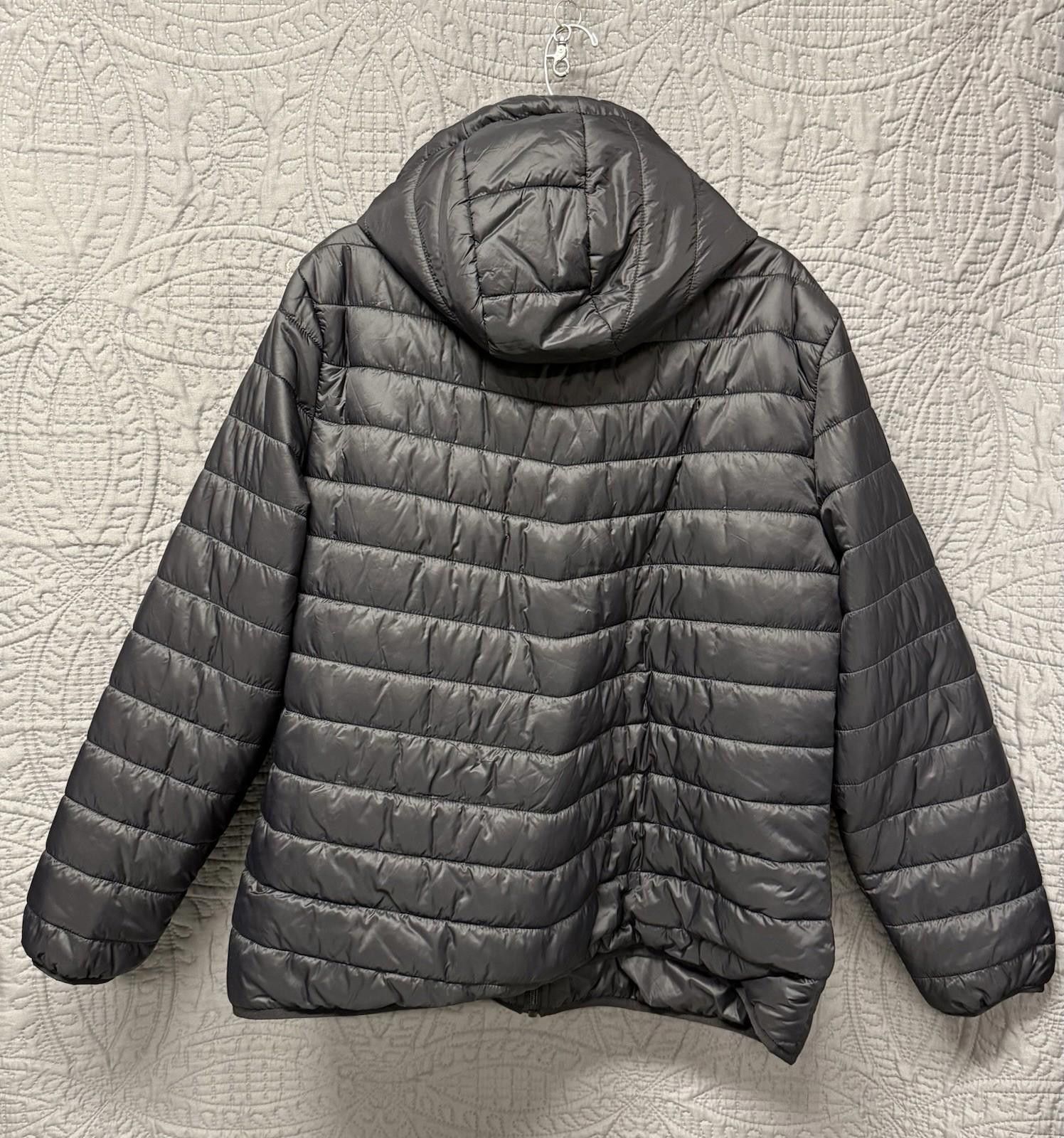 Other Men's Lightweight Packable Hooded Puffer Jacket Black XXL Size US XXL / EU 58 / 5 - 2 Thumbnail