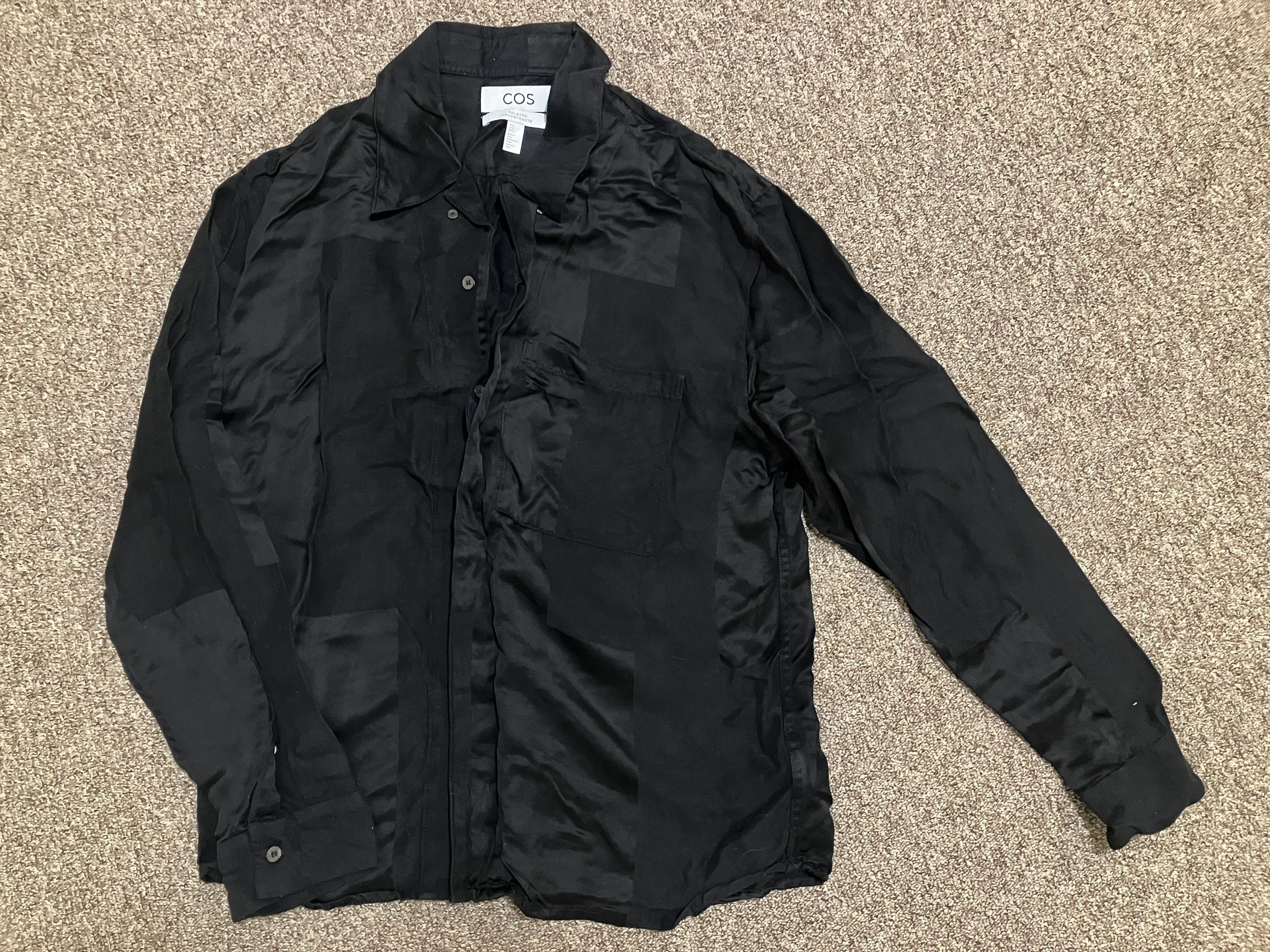 Cos COS Long Sleeve Drape Shirt Size US M / EU 48-50 / 2 - 2 Thumbnail