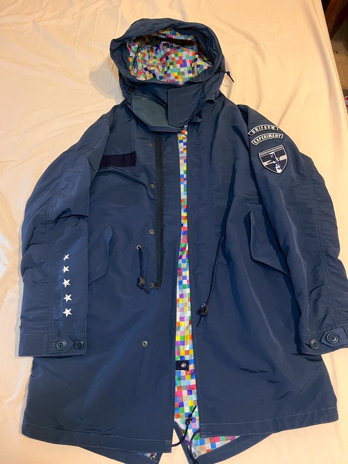 uniform experiment Uniform Experiment Mods Parka Jacket Size 1 Made in ...