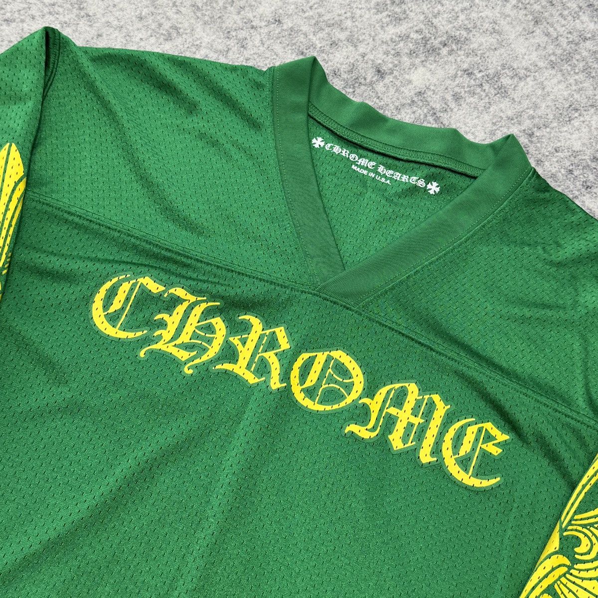 Chrome Hearts CHROME HEARTS Mesh Jersey Long Sleeve Tee GREEN Size US L / EU 52-54 / 3 - 2 Thumbnail