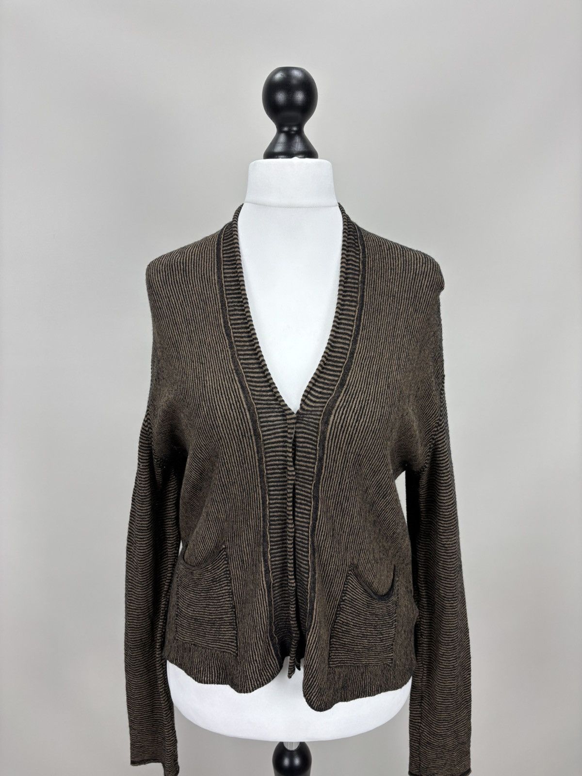 Transit Womens cardigan Transit Par Such Size 3 Color Brown Size M / US 6-8 / IT 42-44 - 2 Thumbnail
