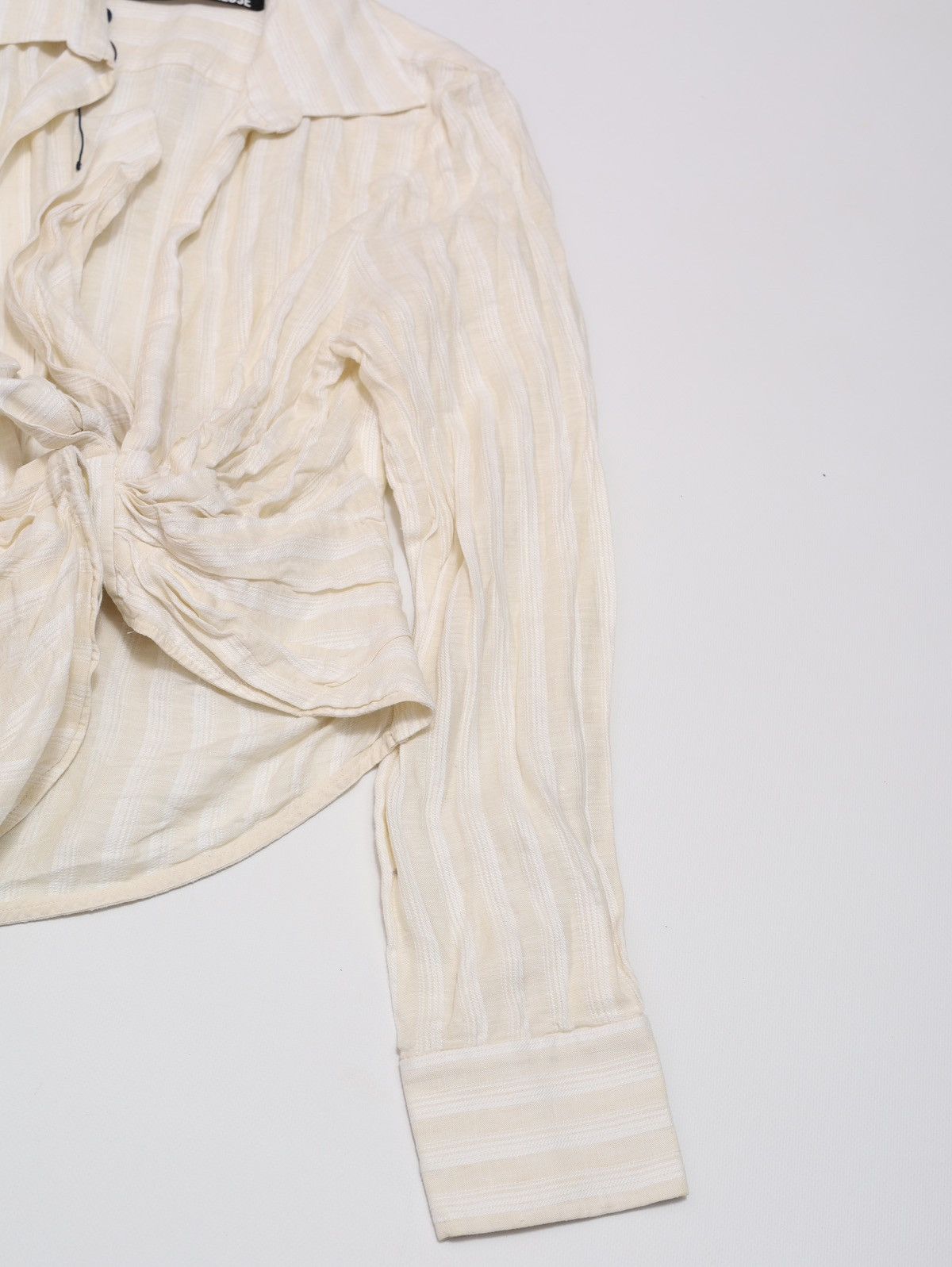 Jacquemus Jacquemus Bahia La Collectionneuse Linen Shirt Top Striped Size XS / US 0-2 / IT 36-38 - 5 Thumbnail