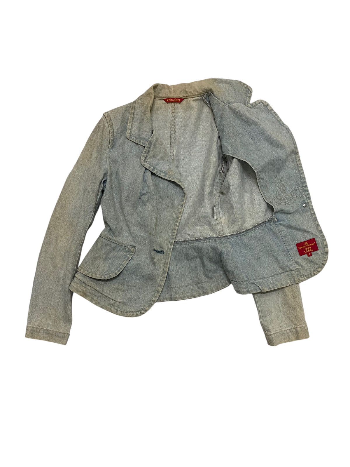 Vintage × Vivienne Westwood Vintage Vivienne Westwood Distressed Cropped Denim Size M / US 6-8 / IT 42-44 - 11 Thumbnail