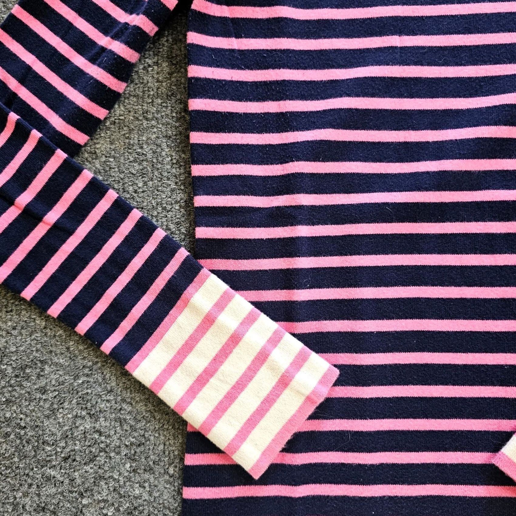 Lilly Pulitzer Lilly Pulitzer Sweater Top Womens S Blue Striped Lightweight Casual Preppy Knits Pullover Shirt Size S / US 4 / IT 40 - 4 Thumbnail