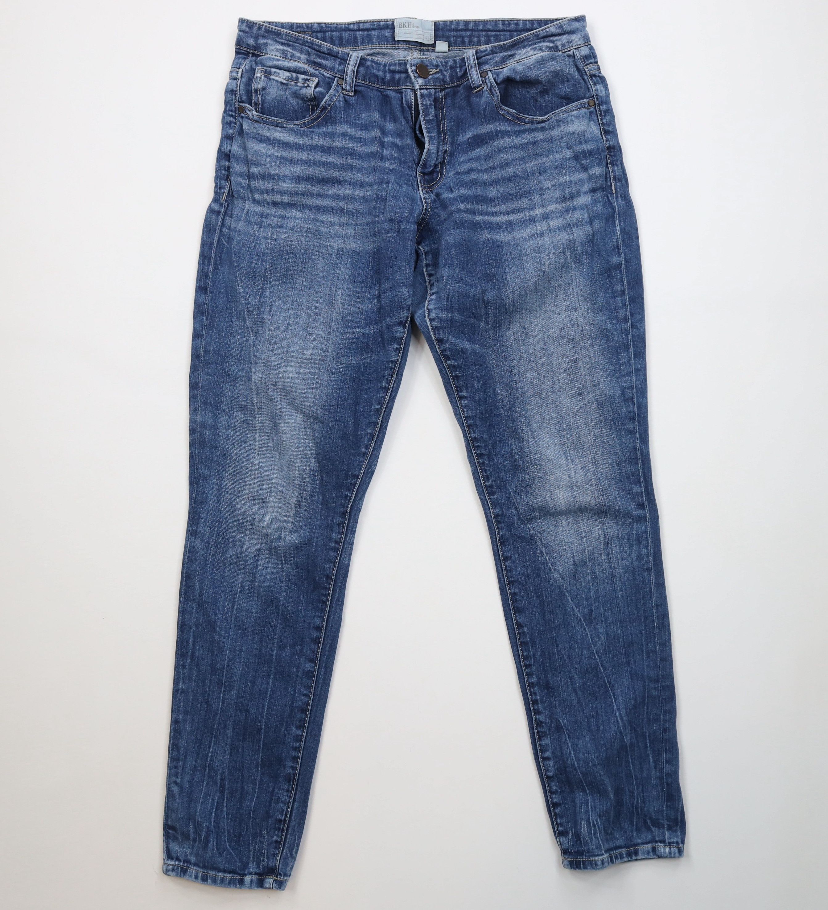 Vintage Buckle BKE Thick Stitch Payton Skinny Leg Stretch Jeans Size 31" - 1 Thumbnail