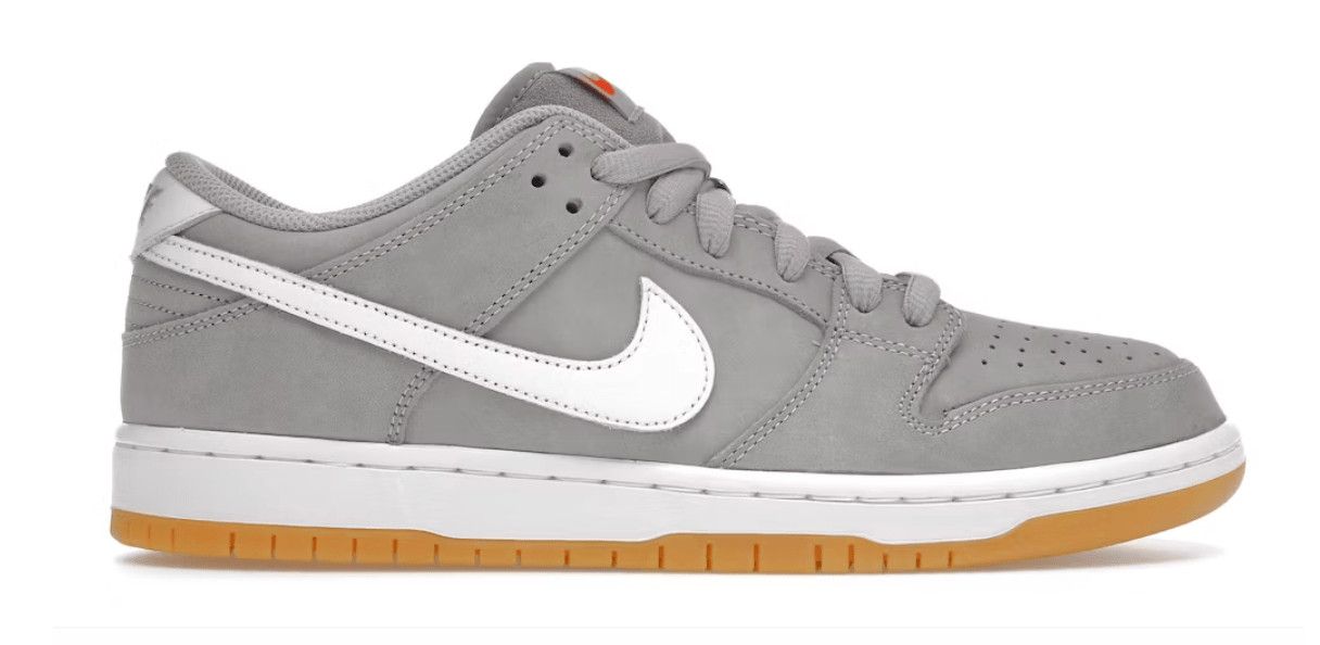 Nike SB Dunk Low Pro ISO Orange Label Wolf Grey Gum Size US 9.5 / EU 42-43 - 1 Thumbnail